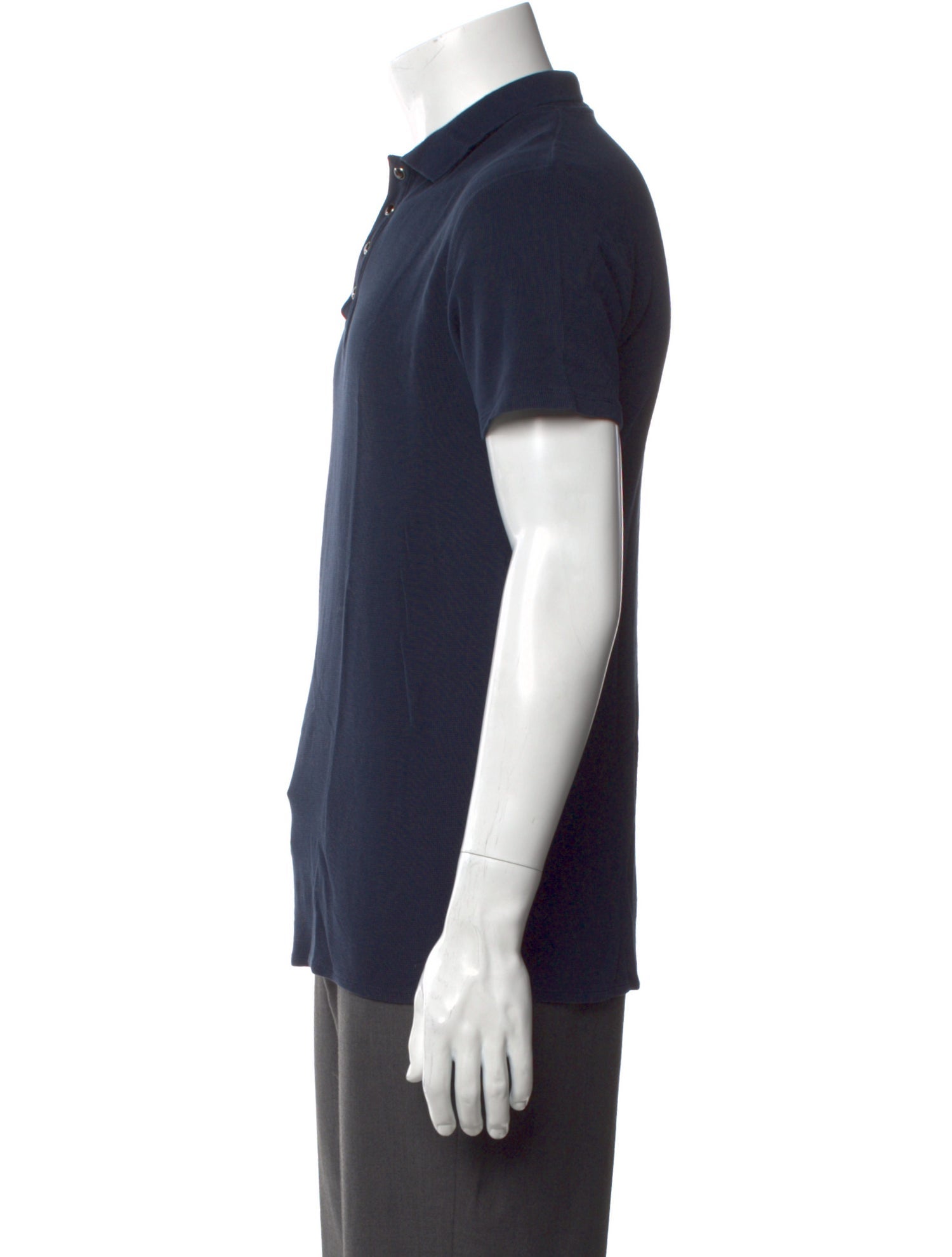 Sandro Collar Short Sleeve Polo Shirt