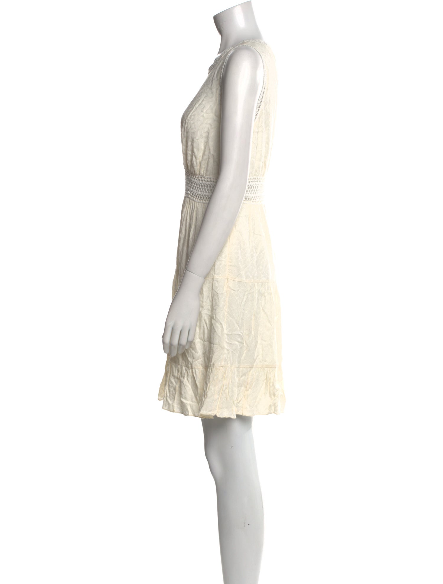 Sandro V-Neck Mini Dress