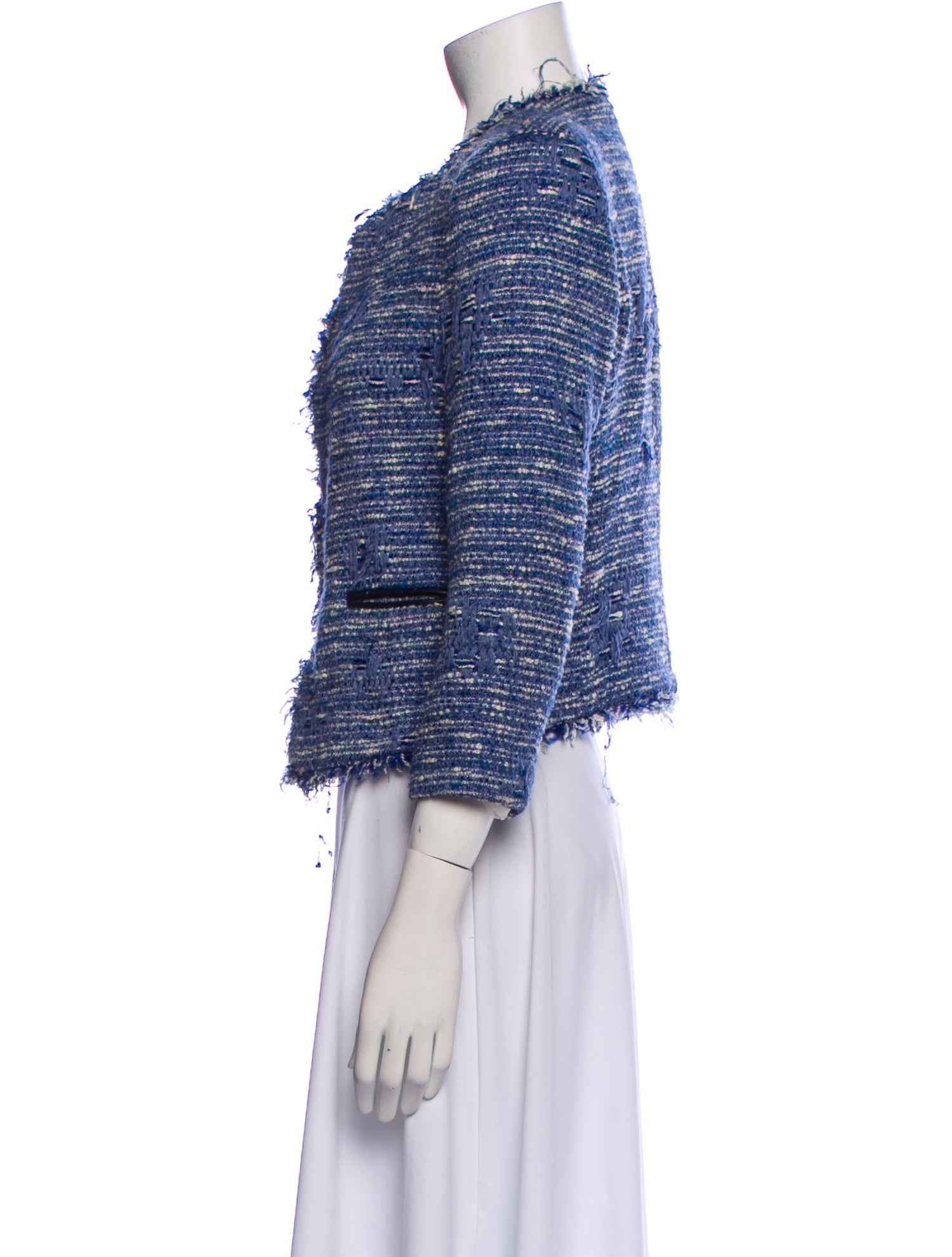 Sandro Tweed Pattern Jacket