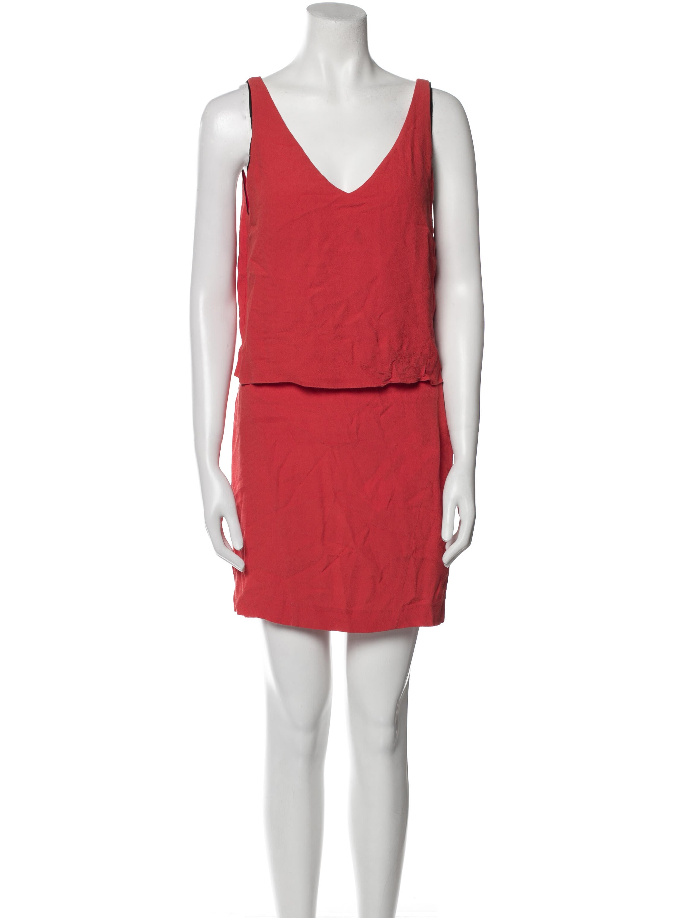 Sandro V-Neck Mini Dress