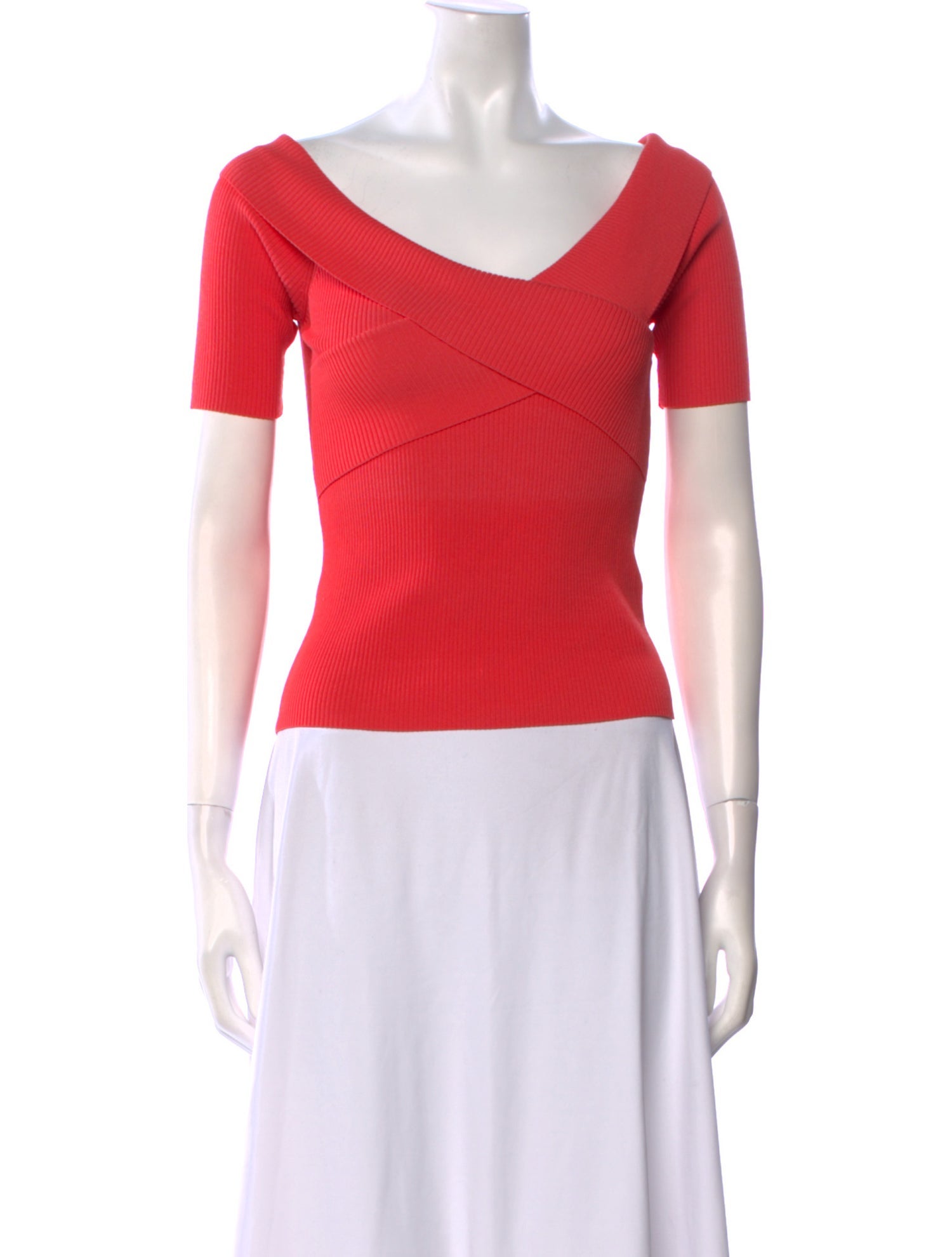 Sandro Cowl Neck Short Sleeve Top