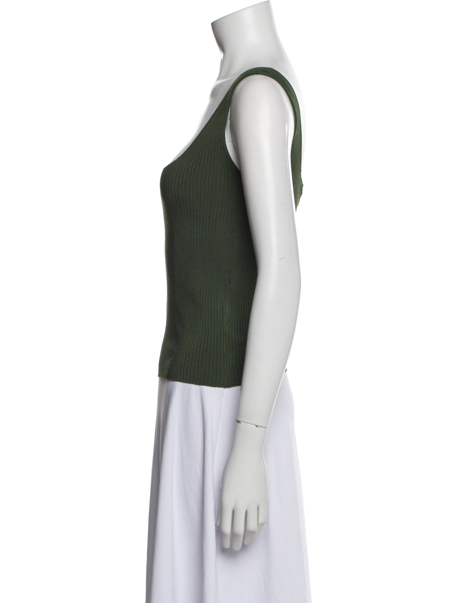 Sandro Square Neckline Sleeveless Crop Top w/ Tags