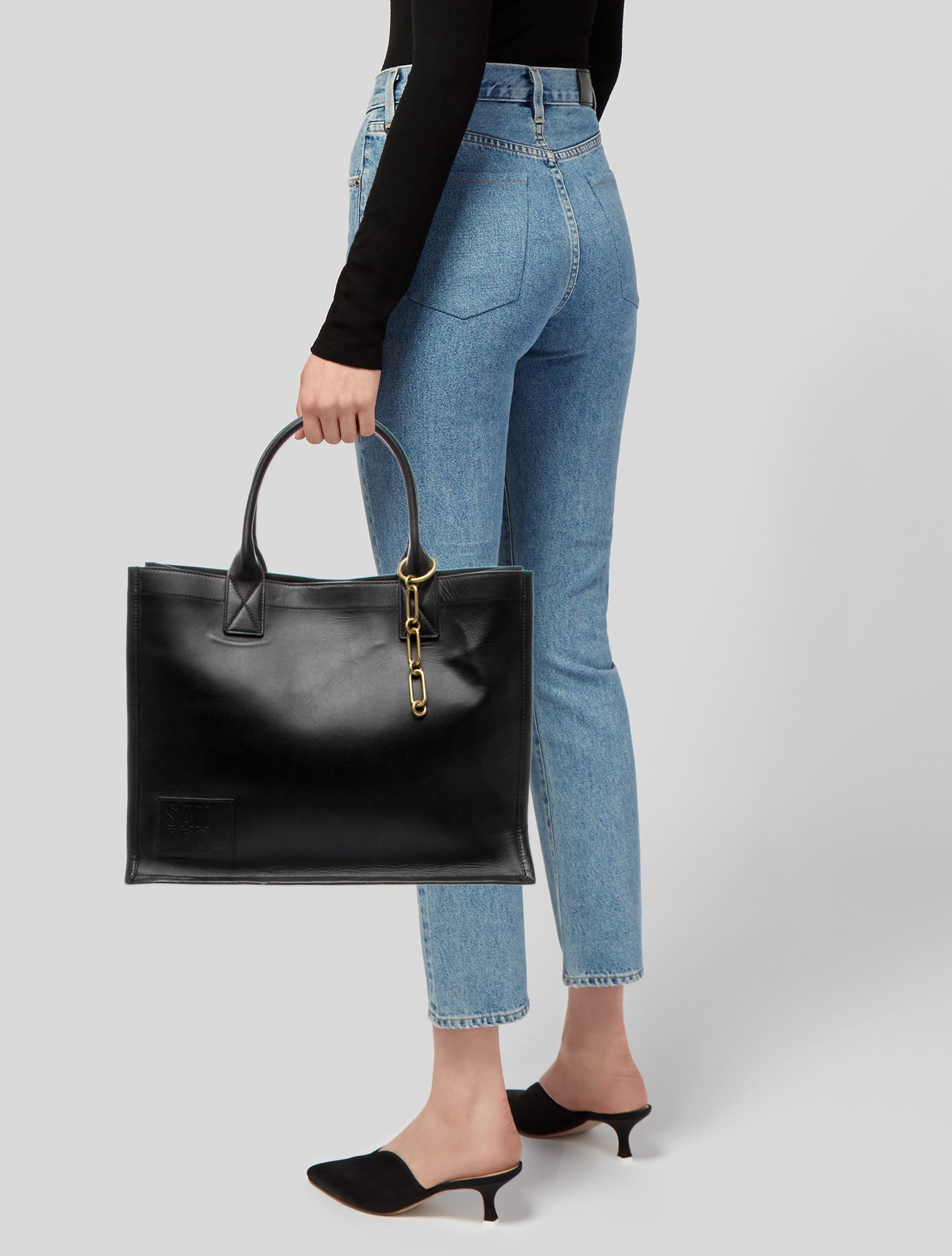 Sandro Leather Tote