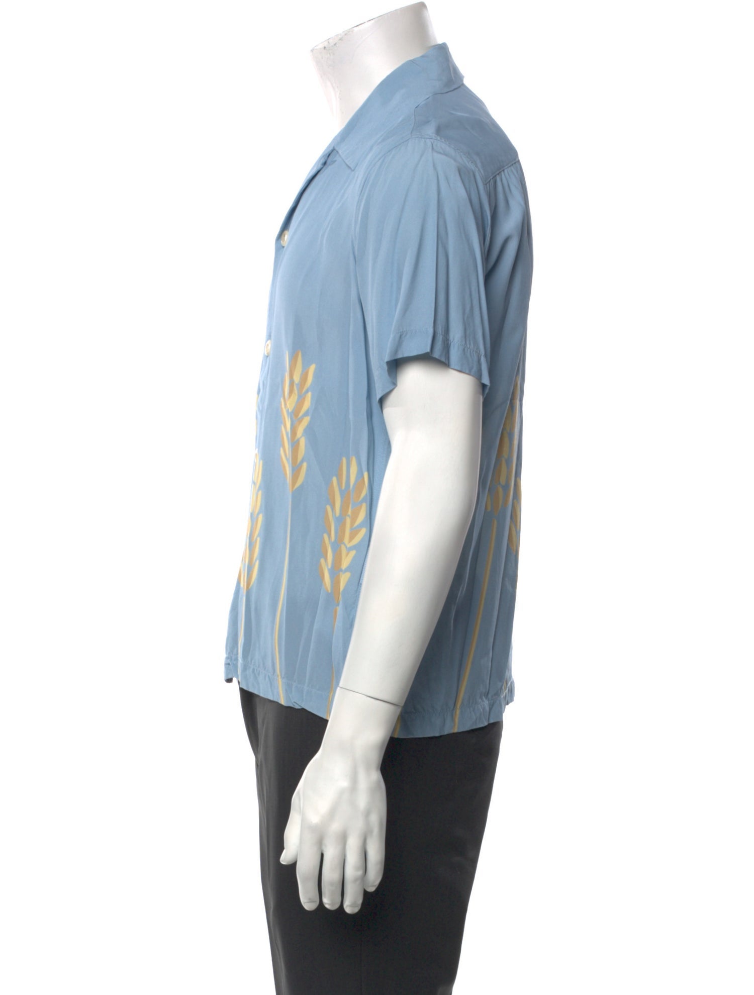 Sandro Graphic Print Short Sleeve Shirt