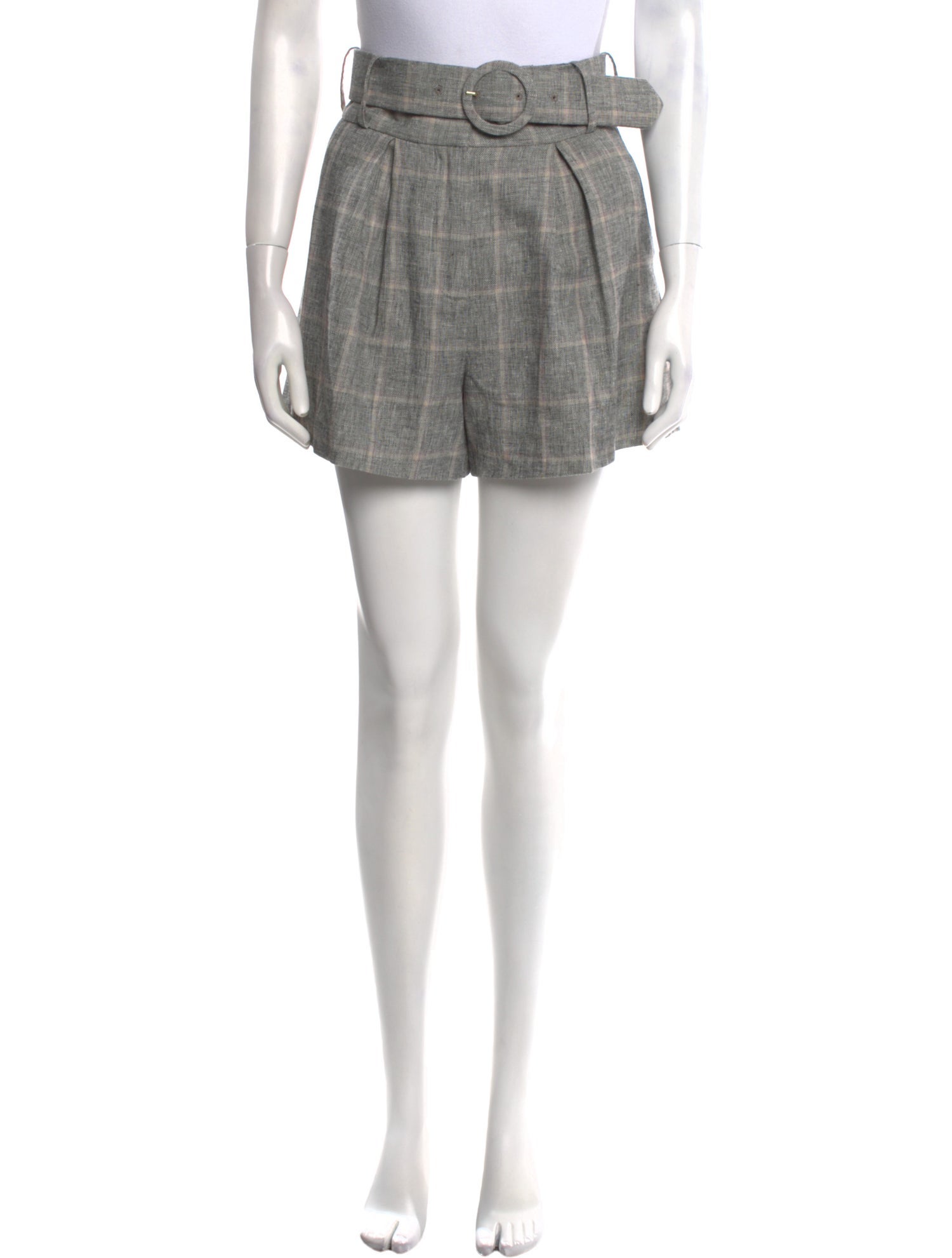 Sandro Linen Mini Shorts