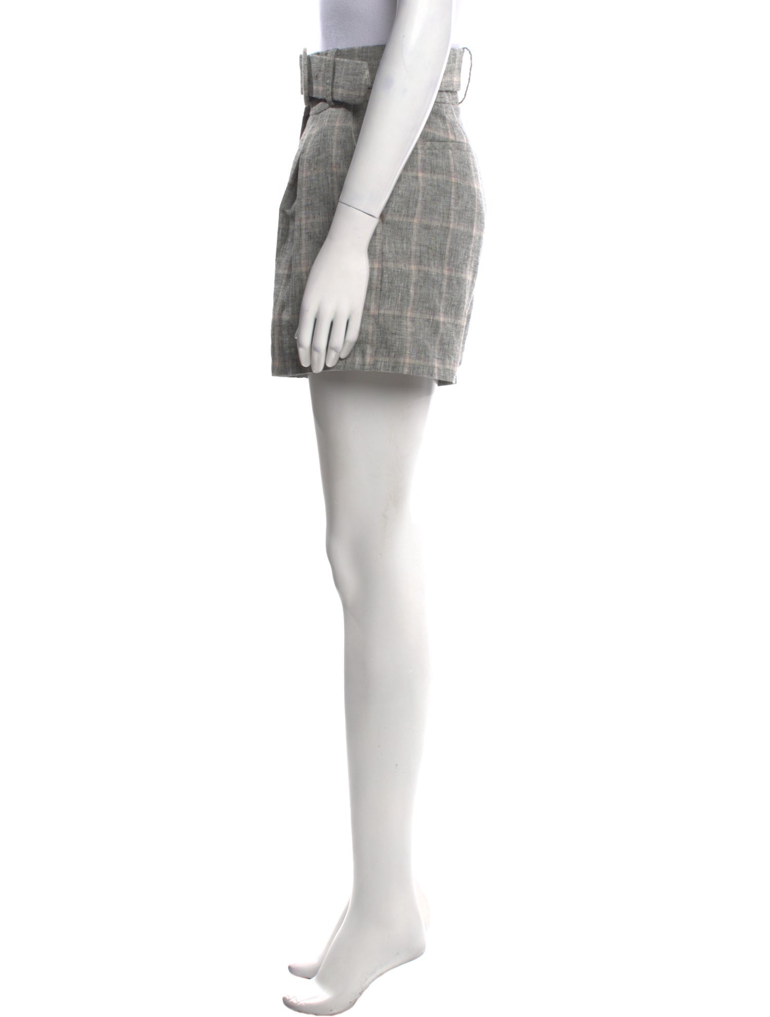 Sandro Linen Mini Shorts