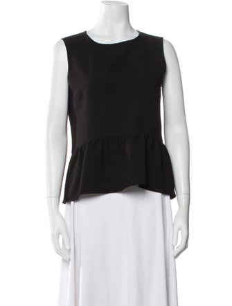 Sandro Crew Neck Sleeveless Top