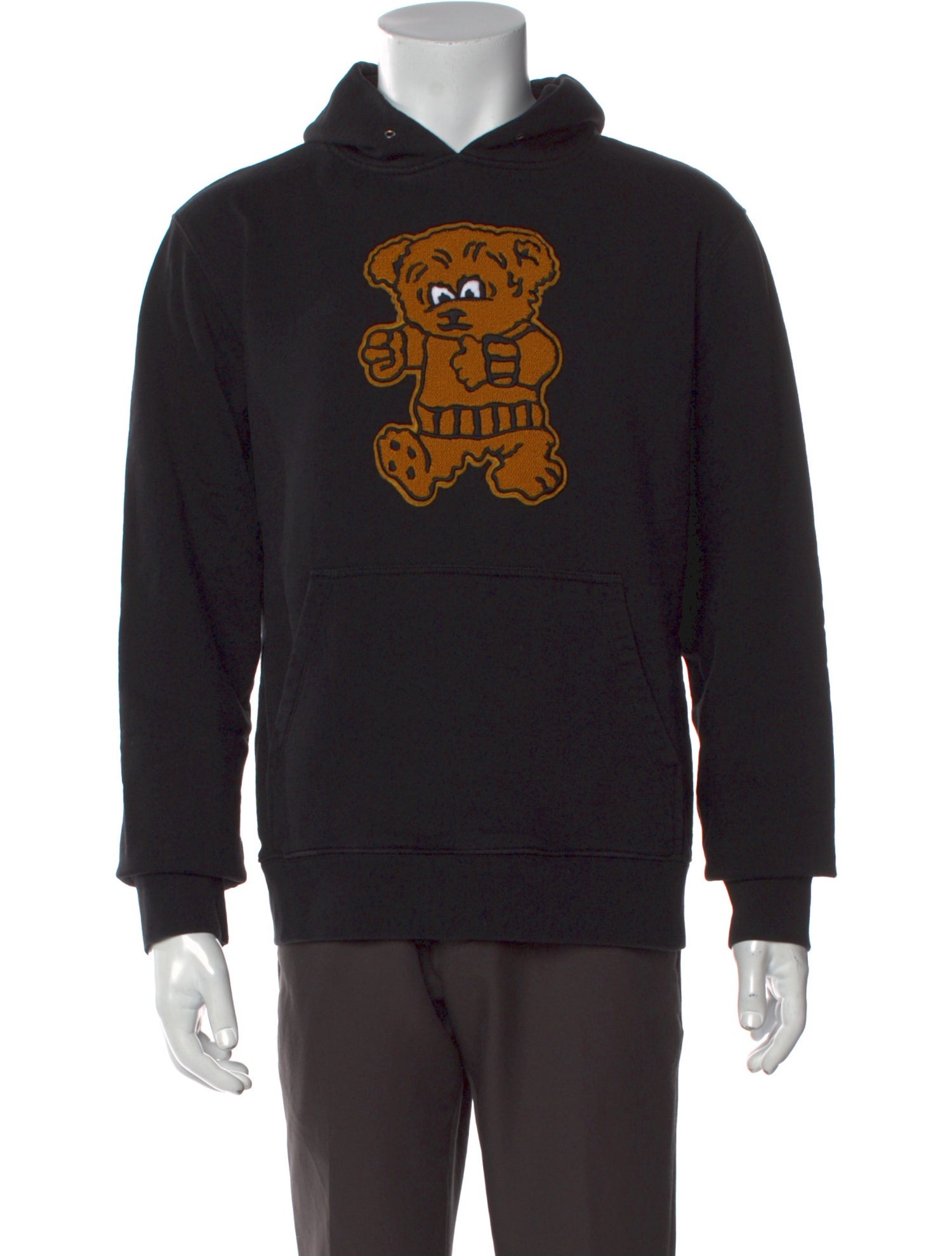 Sandro Graphic Print Mock Neck Hoodie