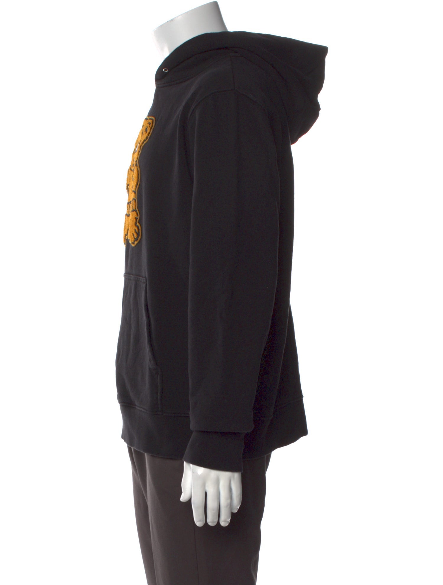 Sandro Graphic Print Mock Neck Hoodie