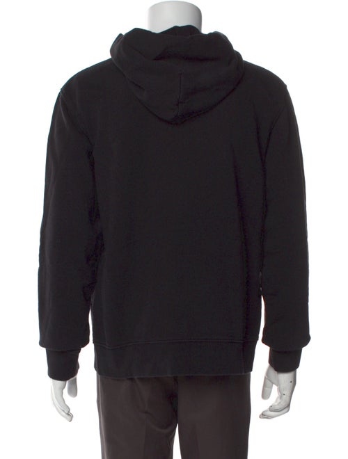 Sandro Graphic Print Mock Neck Hoodie