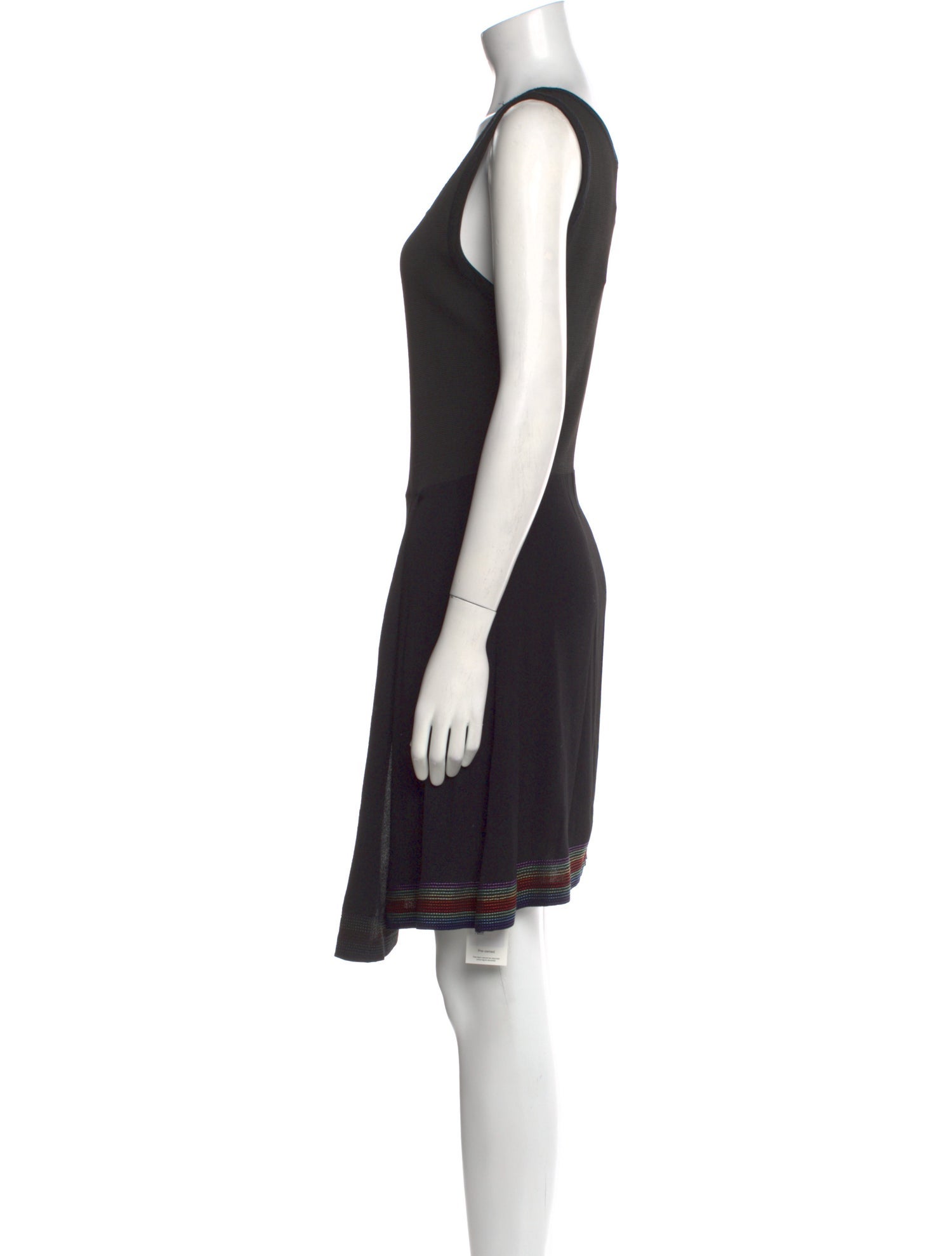 Sandro Scoop Neck Mini Dress