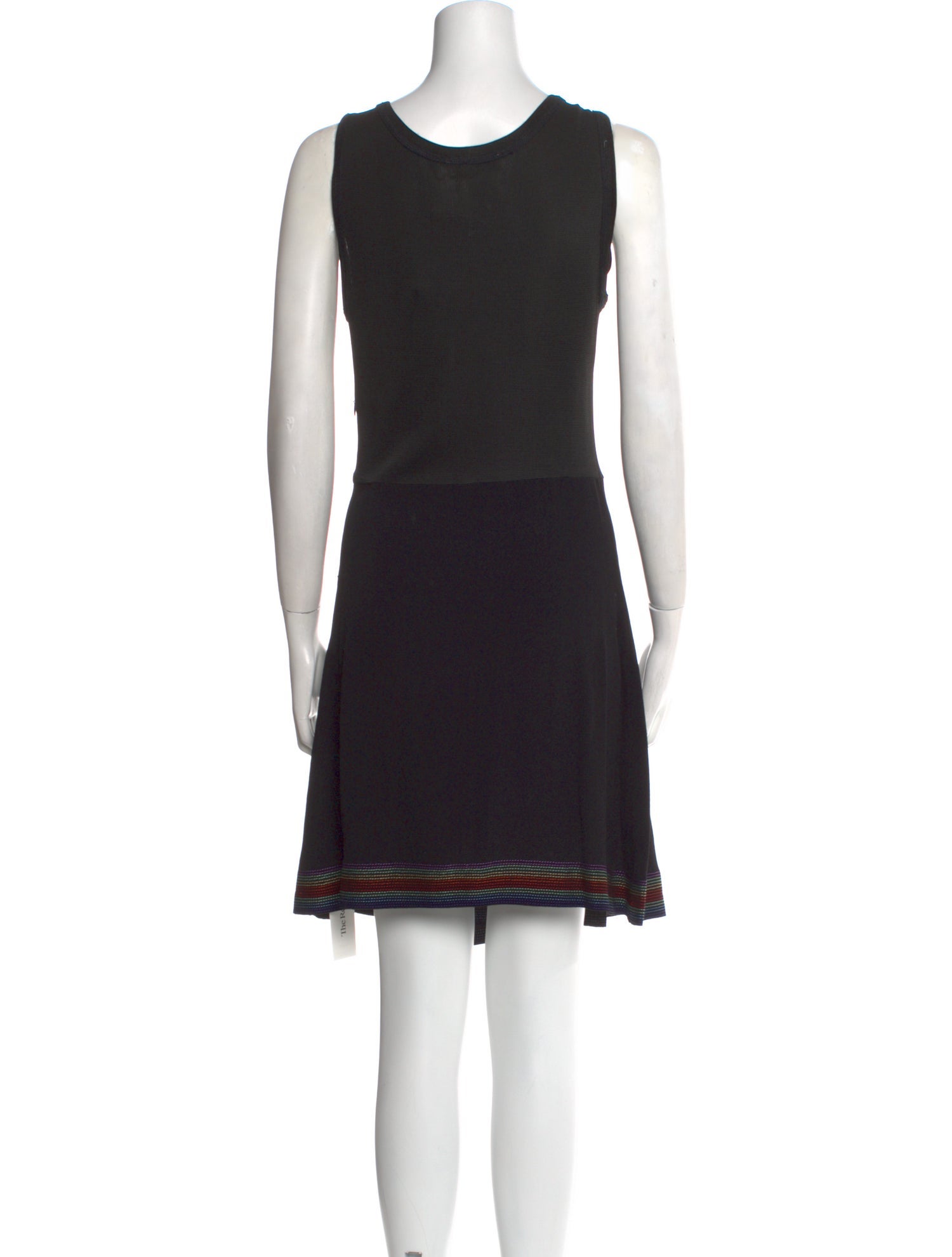 Sandro Scoop Neck Mini Dress