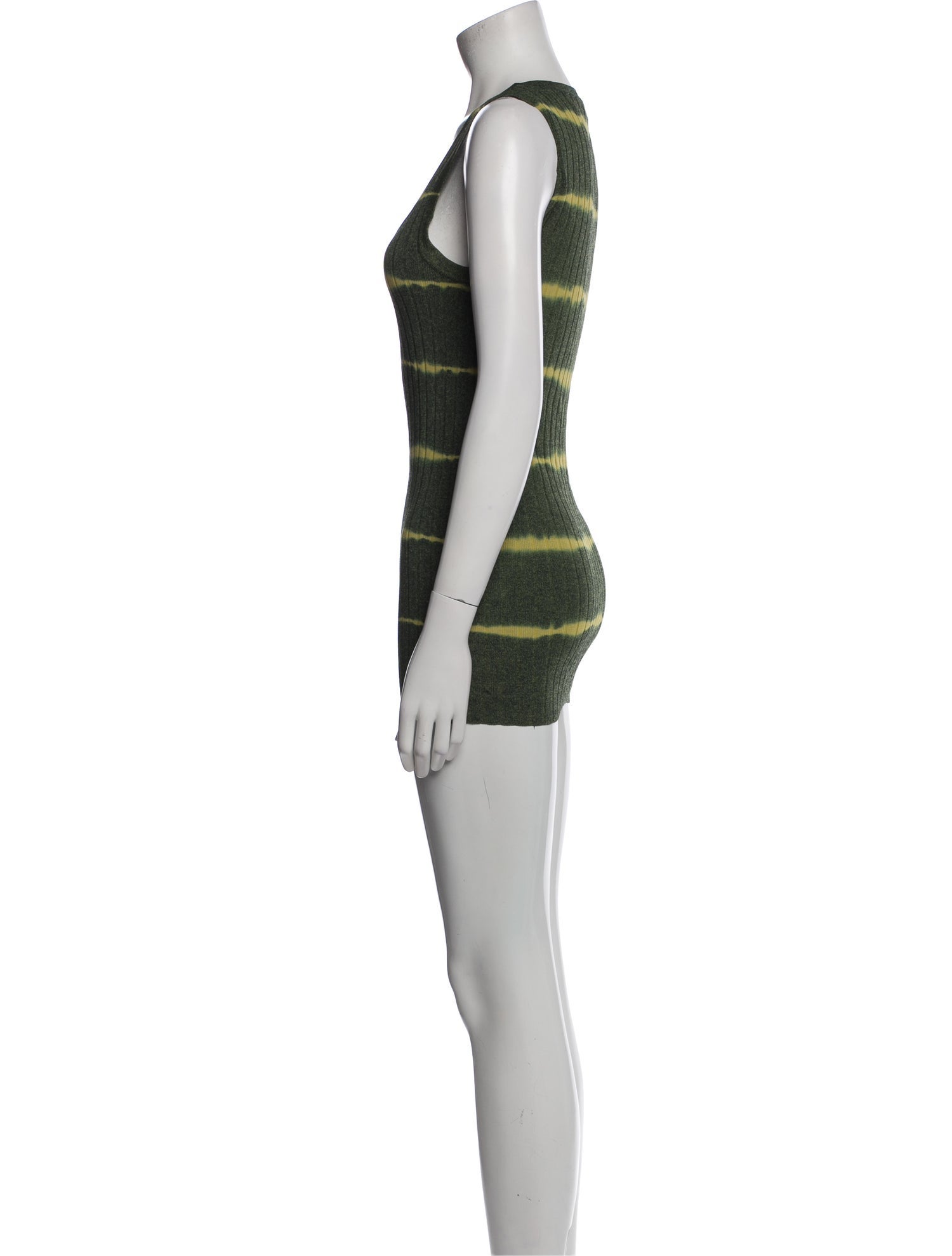 Sandro Striped Scoop Neck Tunic