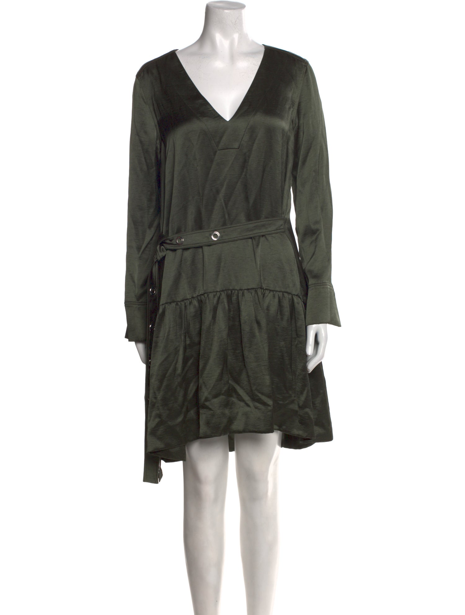 Sandro V-Neck Knee-Length Dress