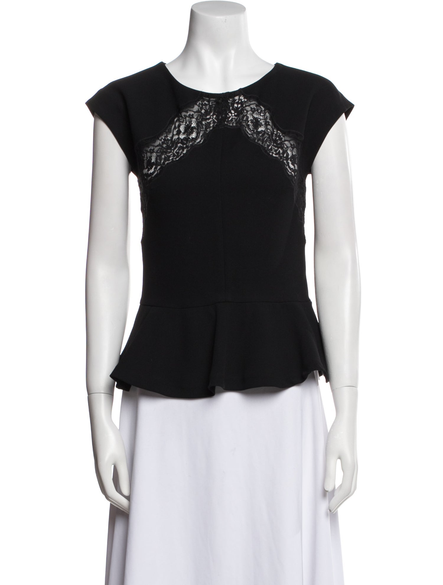 Sandro Crew Neck Short Sleeve Top