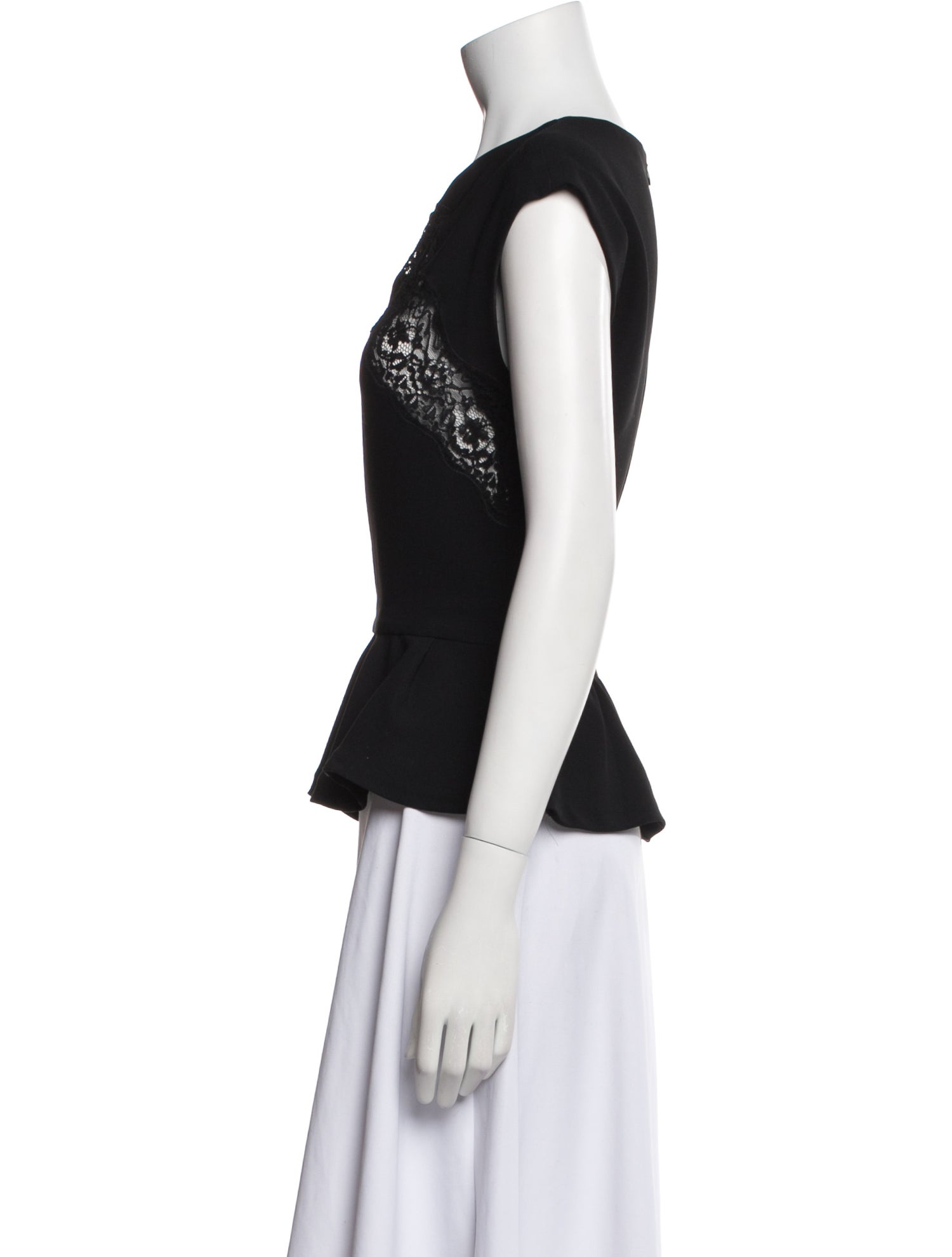 Sandro Crew Neck Short Sleeve Top