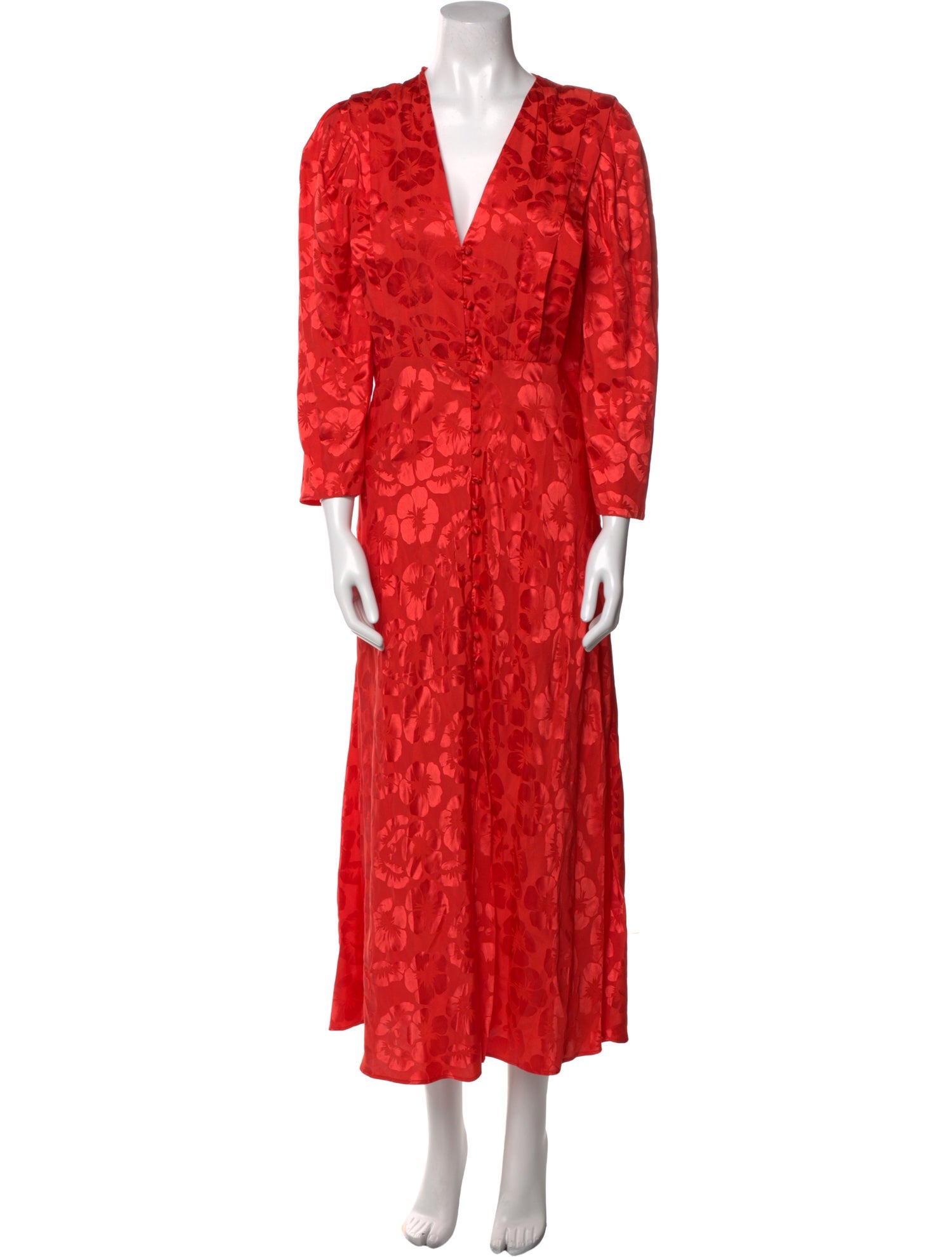 Sandro Silk Long Dress