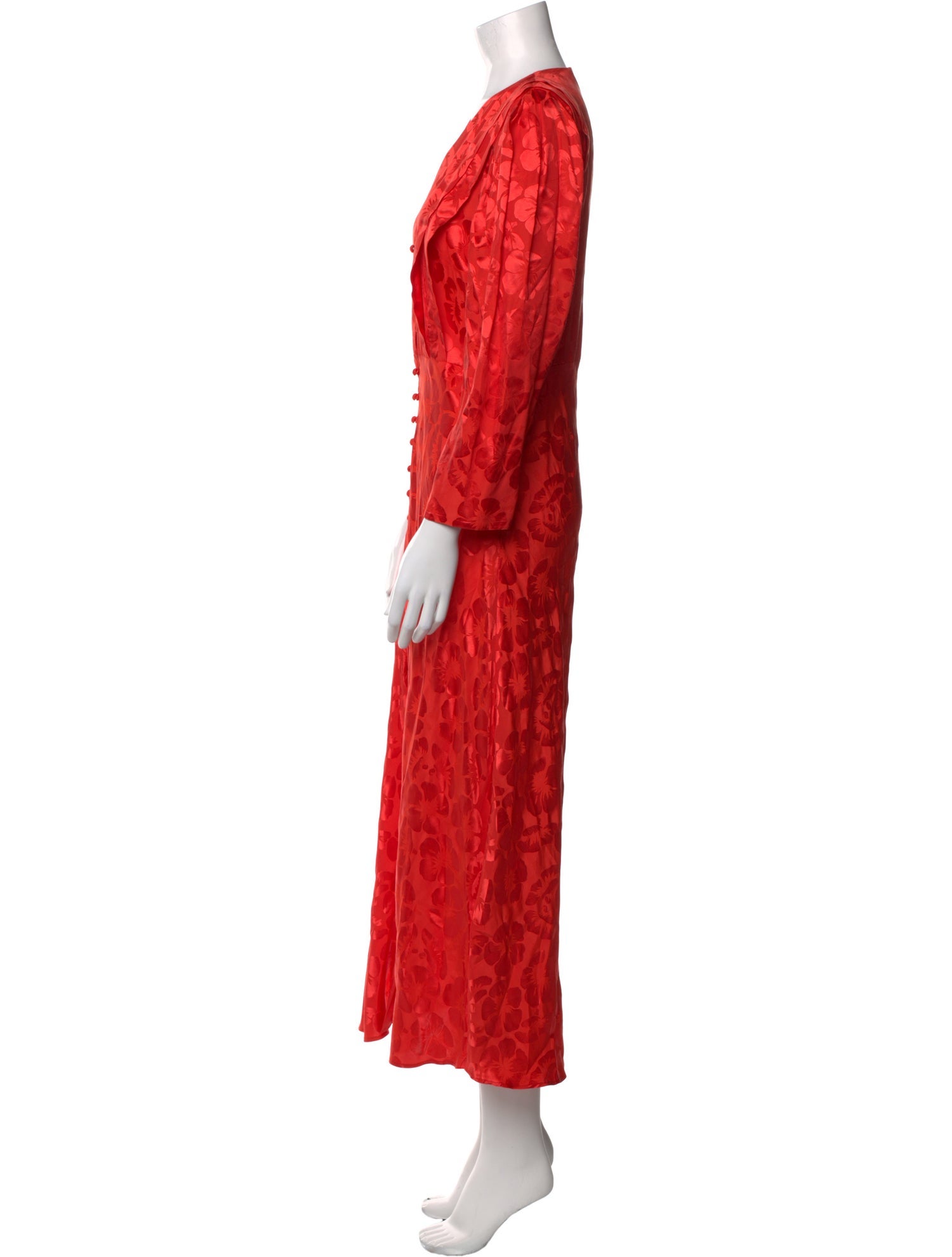 Sandro Silk Long Dress