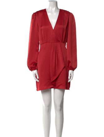 Sandro V-Neck Mini Dress