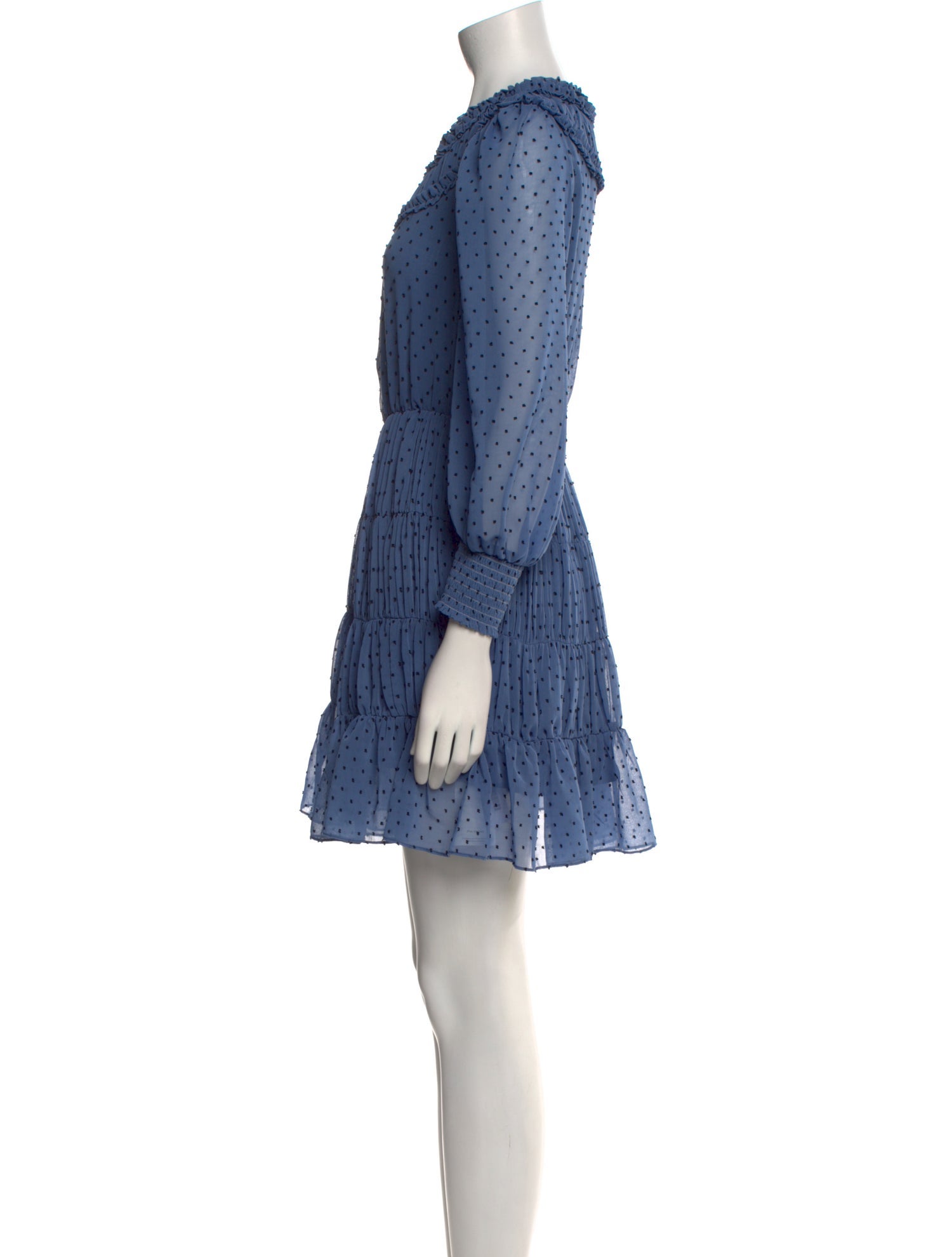 Sandro Polka Dot Print Mini Dress