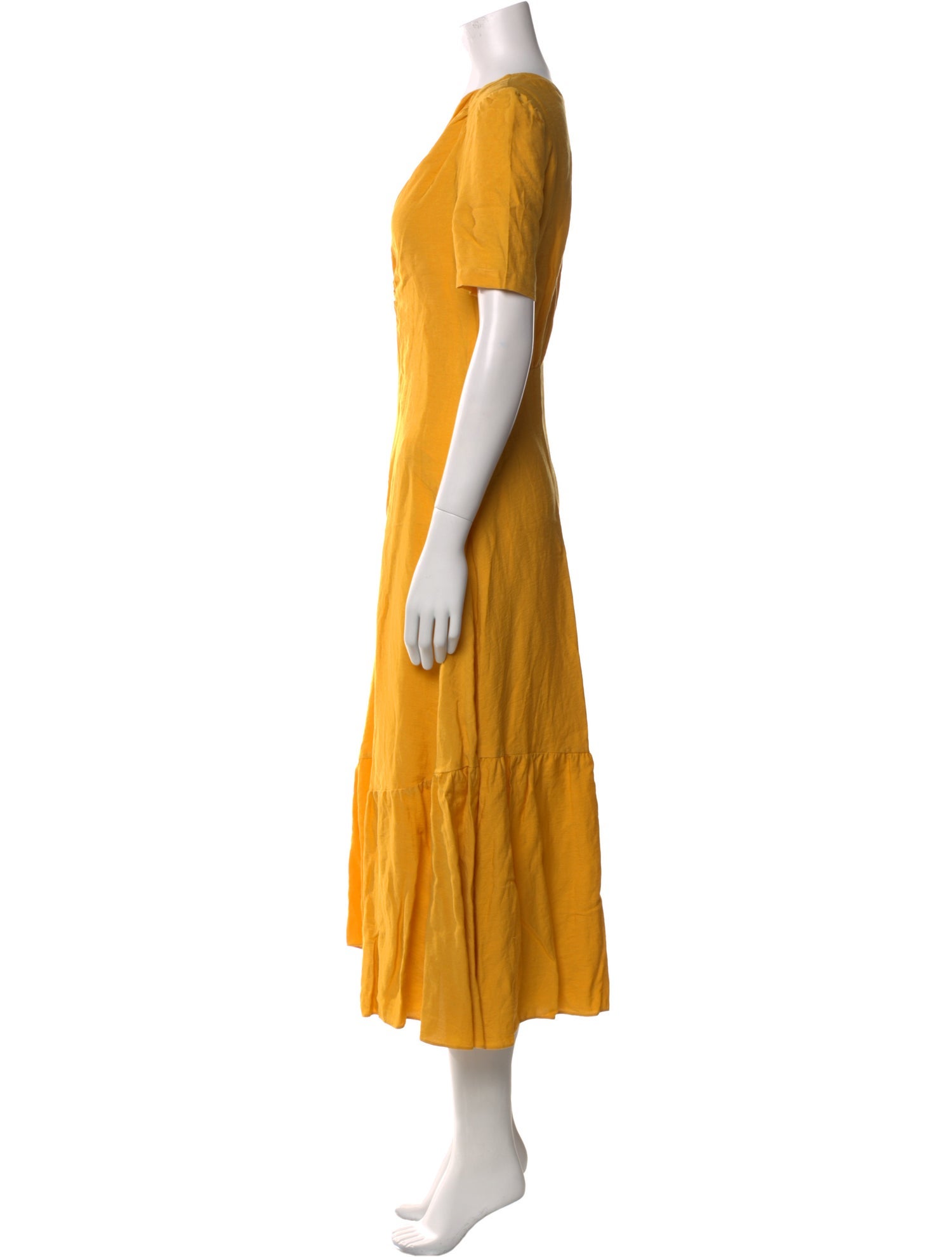 Sandro Linen Long Dress