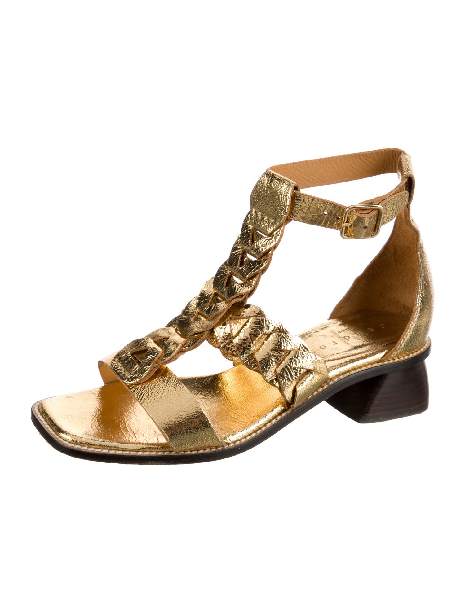 Sandro Leather Gladiator Sandals