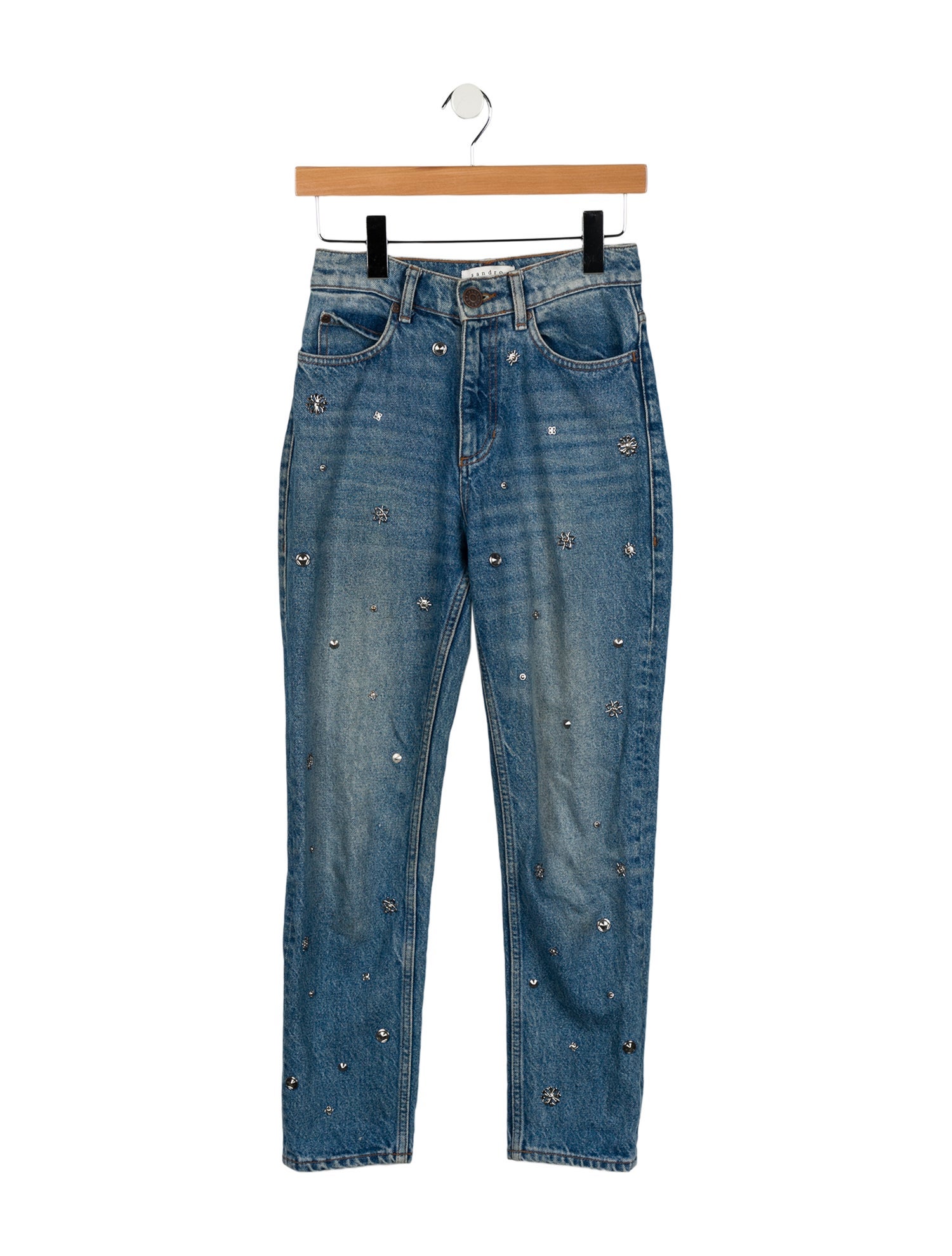 Sandro Mid-Rise Skinny Leg Jeans