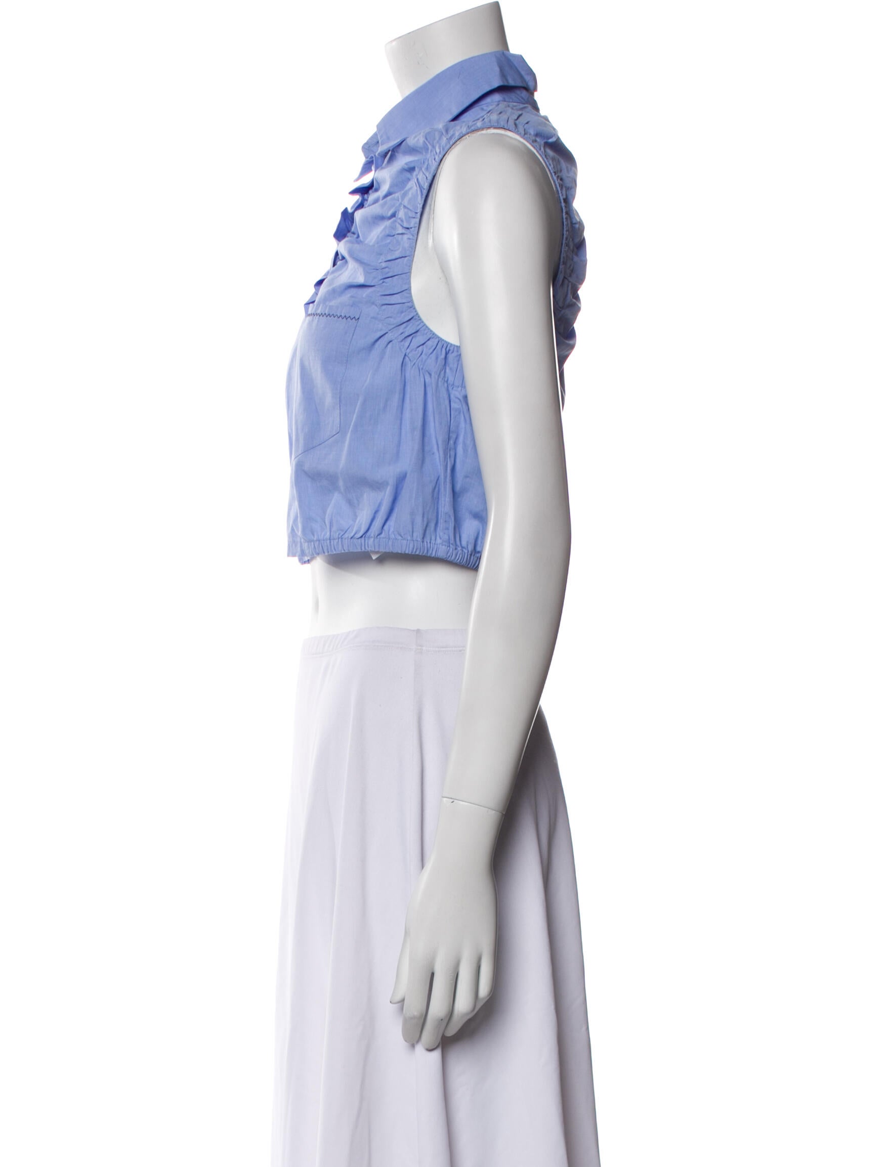 Sandro Sleeveless Crop Top