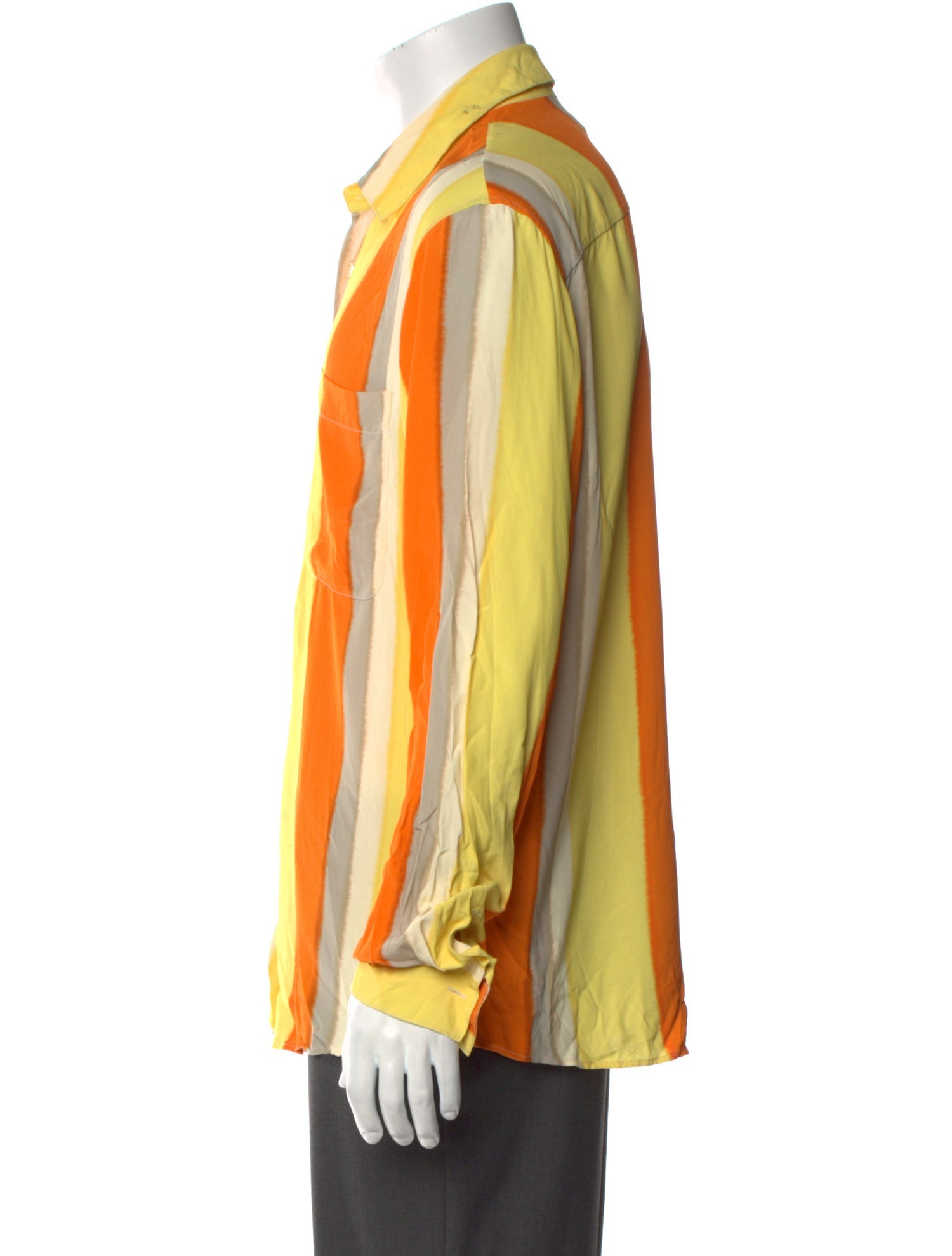 Sandro Striped Long Sleeve Shirt