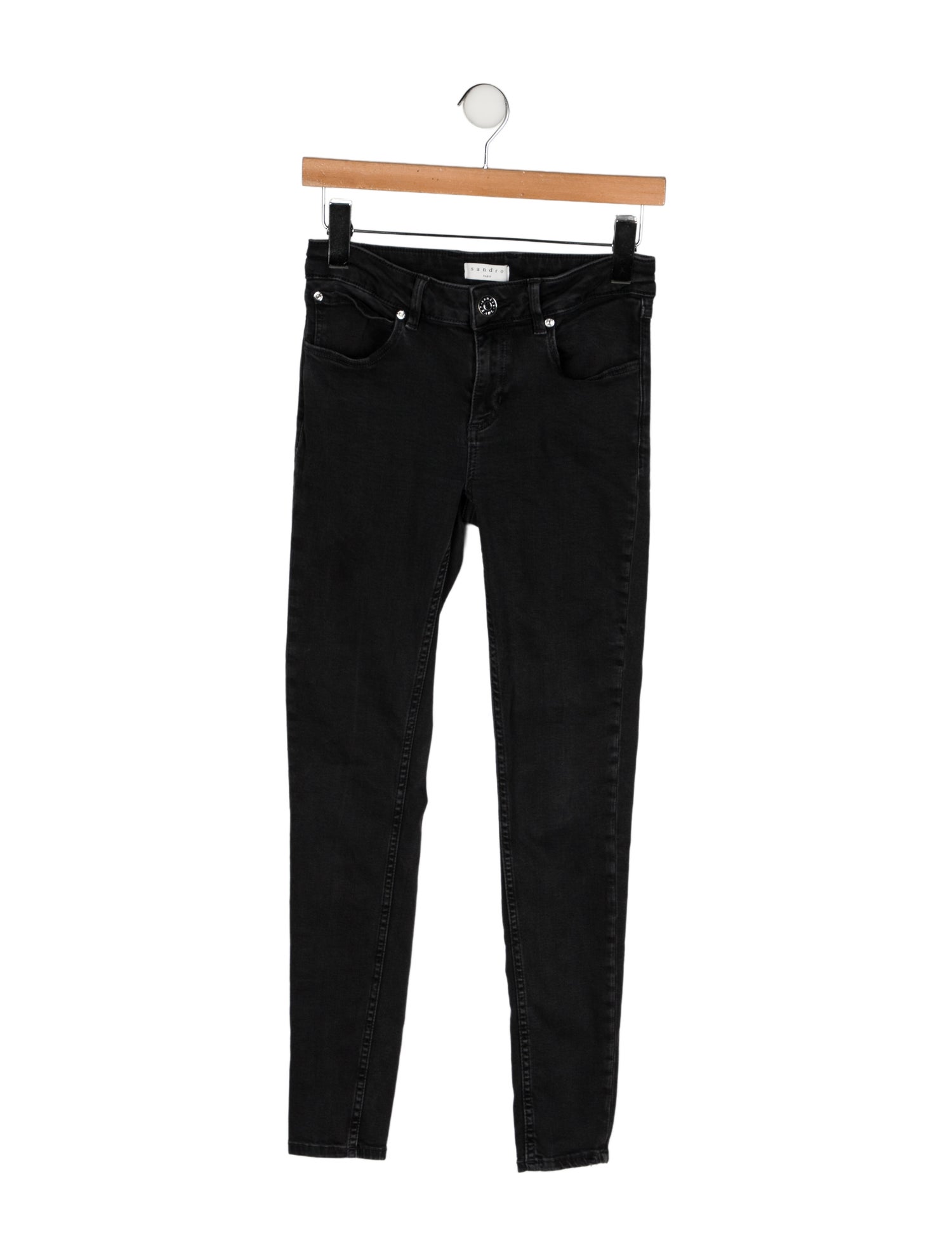 Sandro Mid-Rise Skinny Leg Jeans