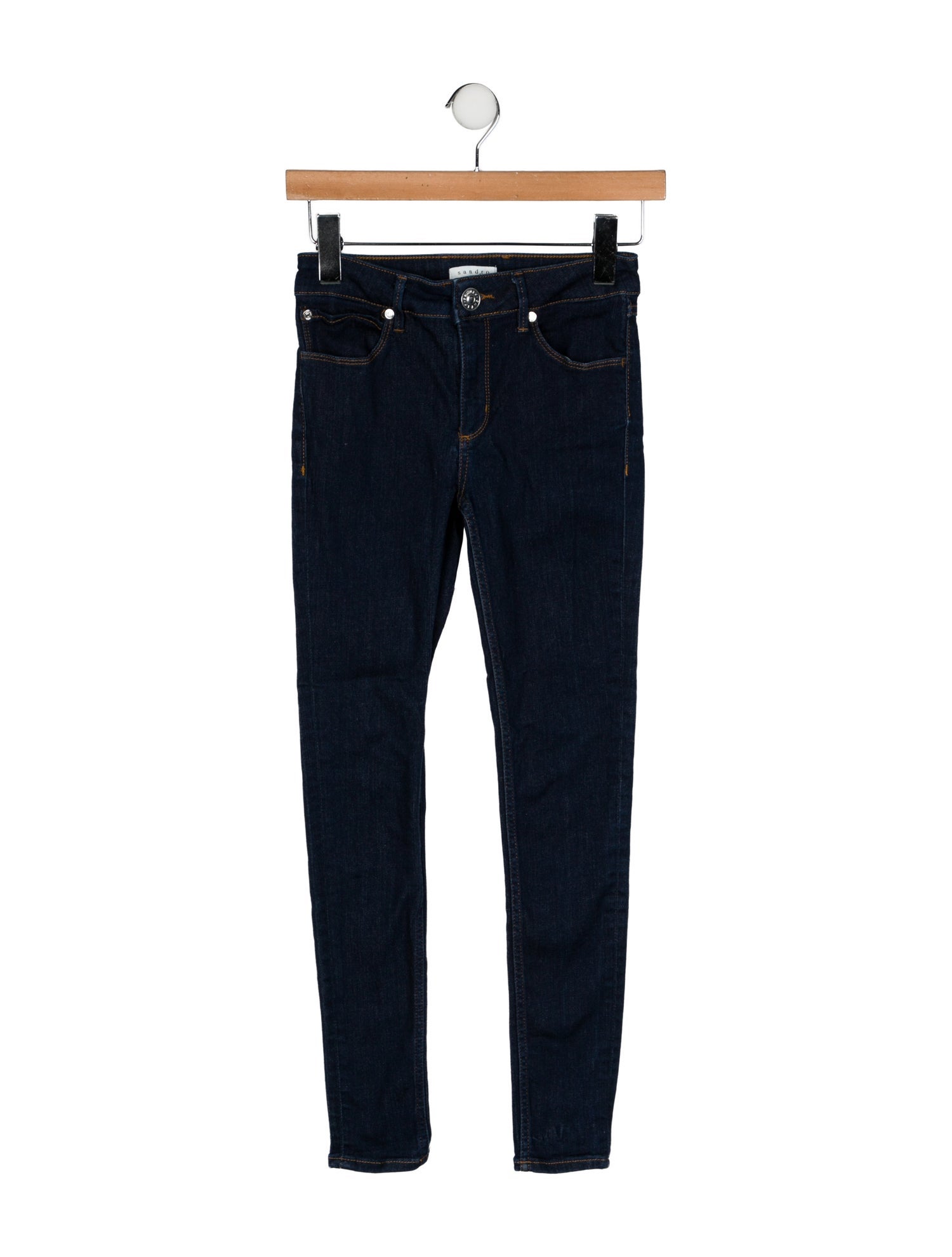Sandro Mid-Rise Skinny Leg Jeans