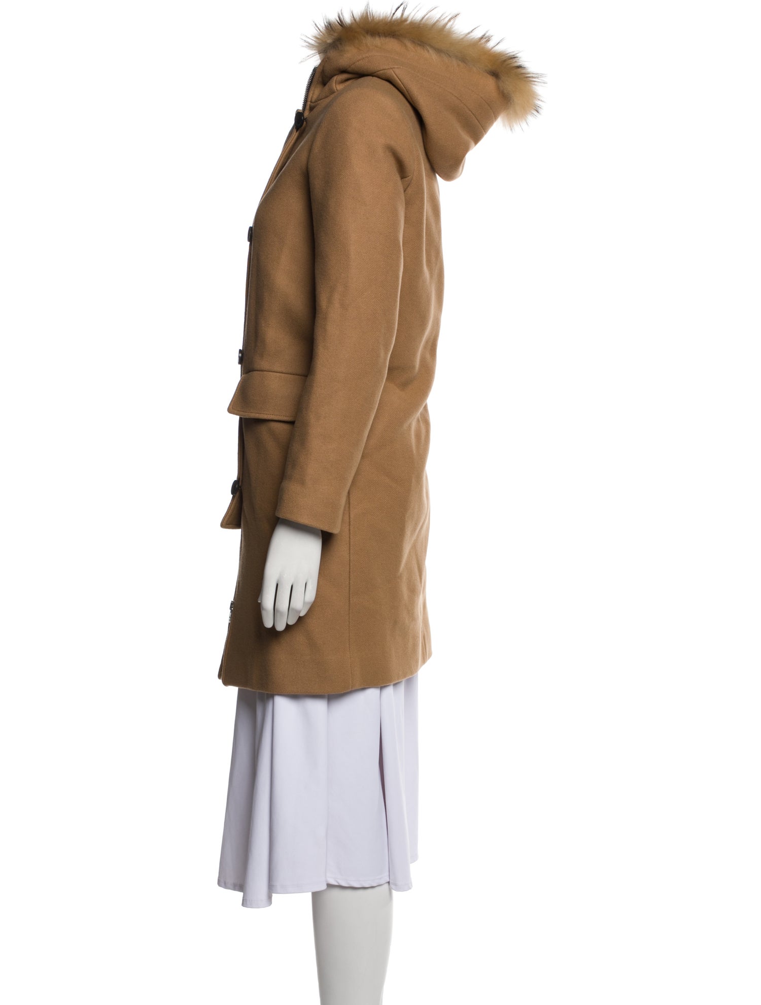 Sandro Virgin Wool Parka