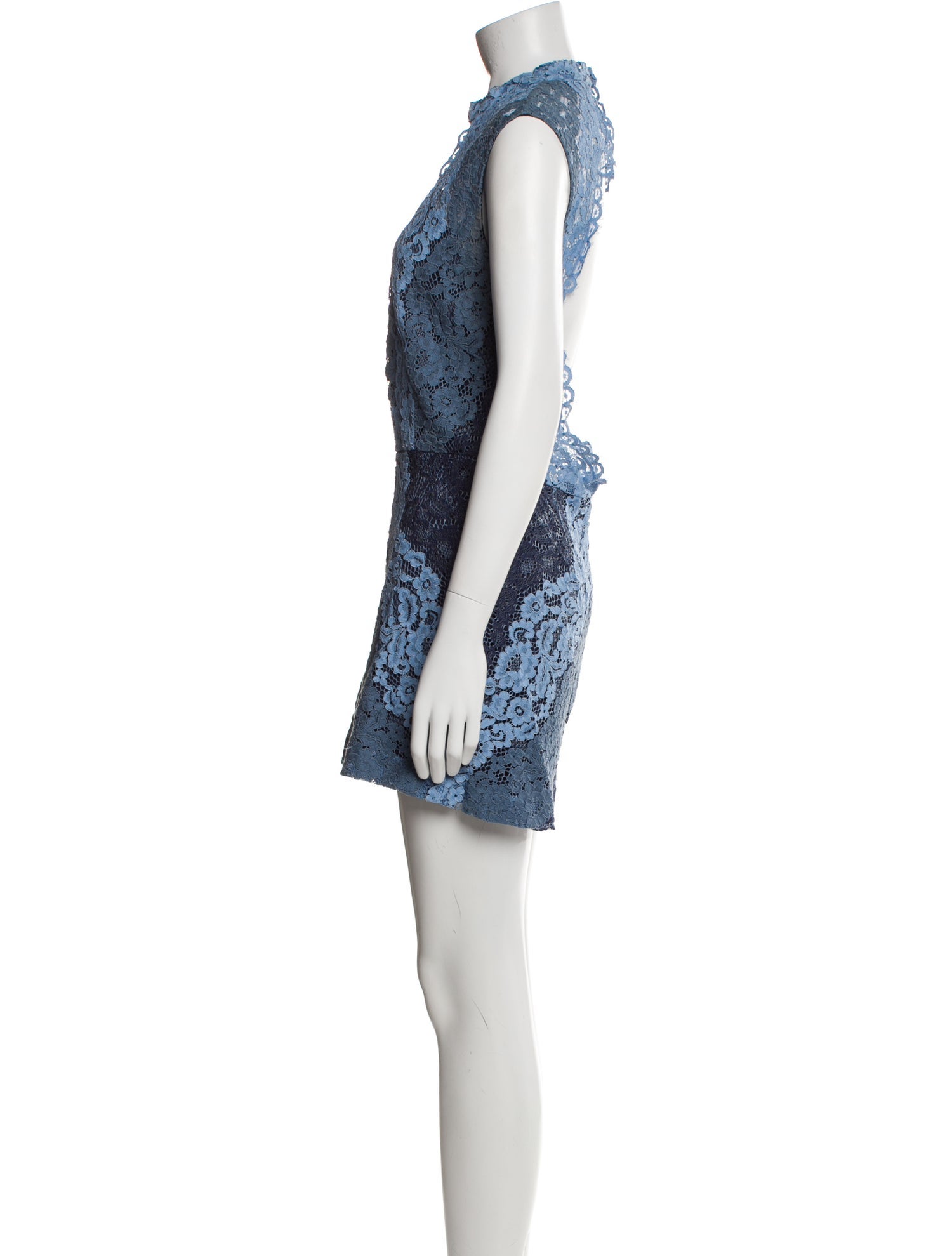 Sandro Lace Lace Pattern Romper