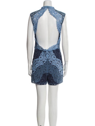 Sandro Lace Lace Pattern Romper