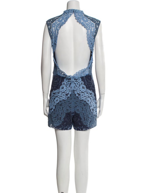 Sandro Lace Lace Pattern Romper