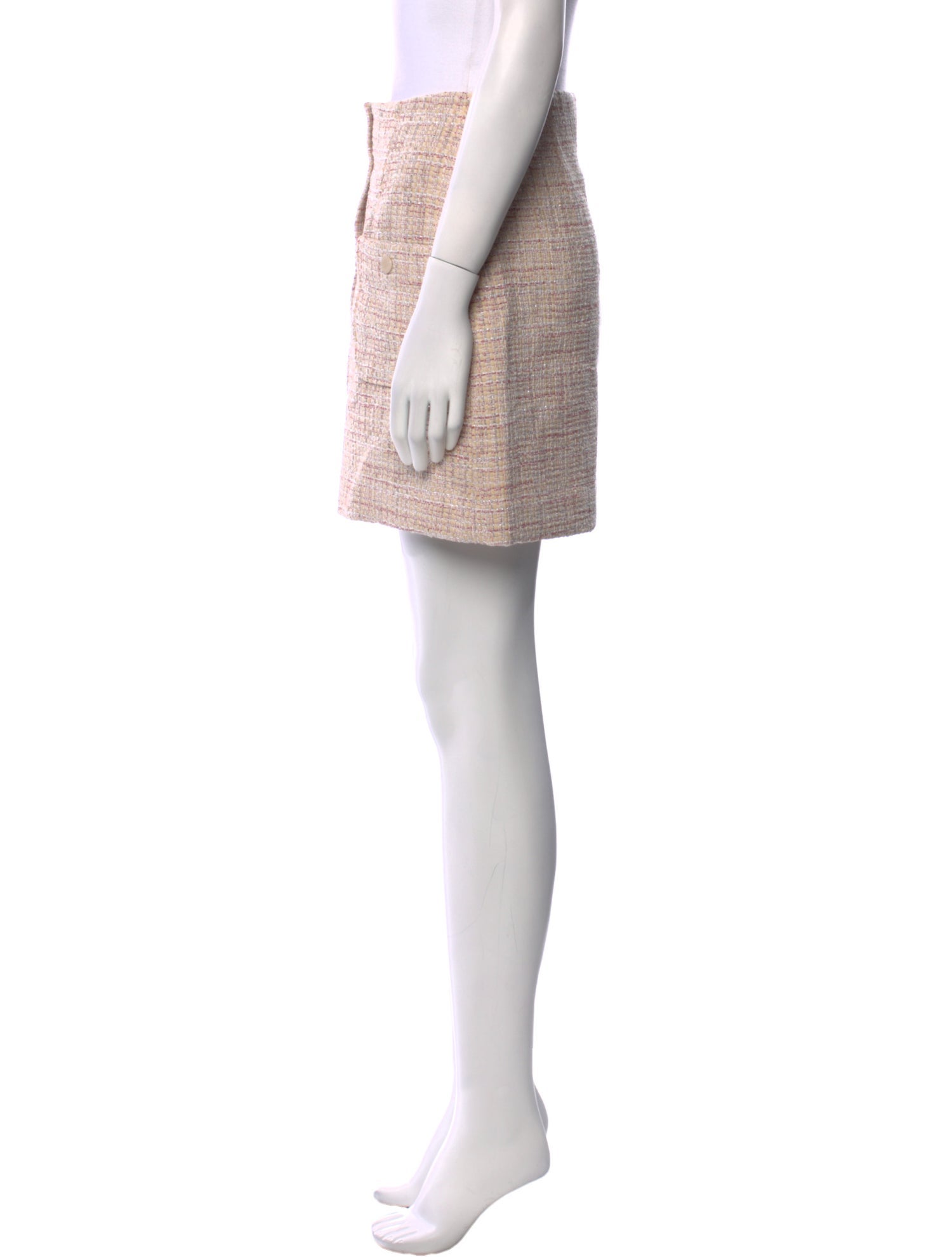 Sandro Tweed Pattern Mini Skirt w/ Tags
