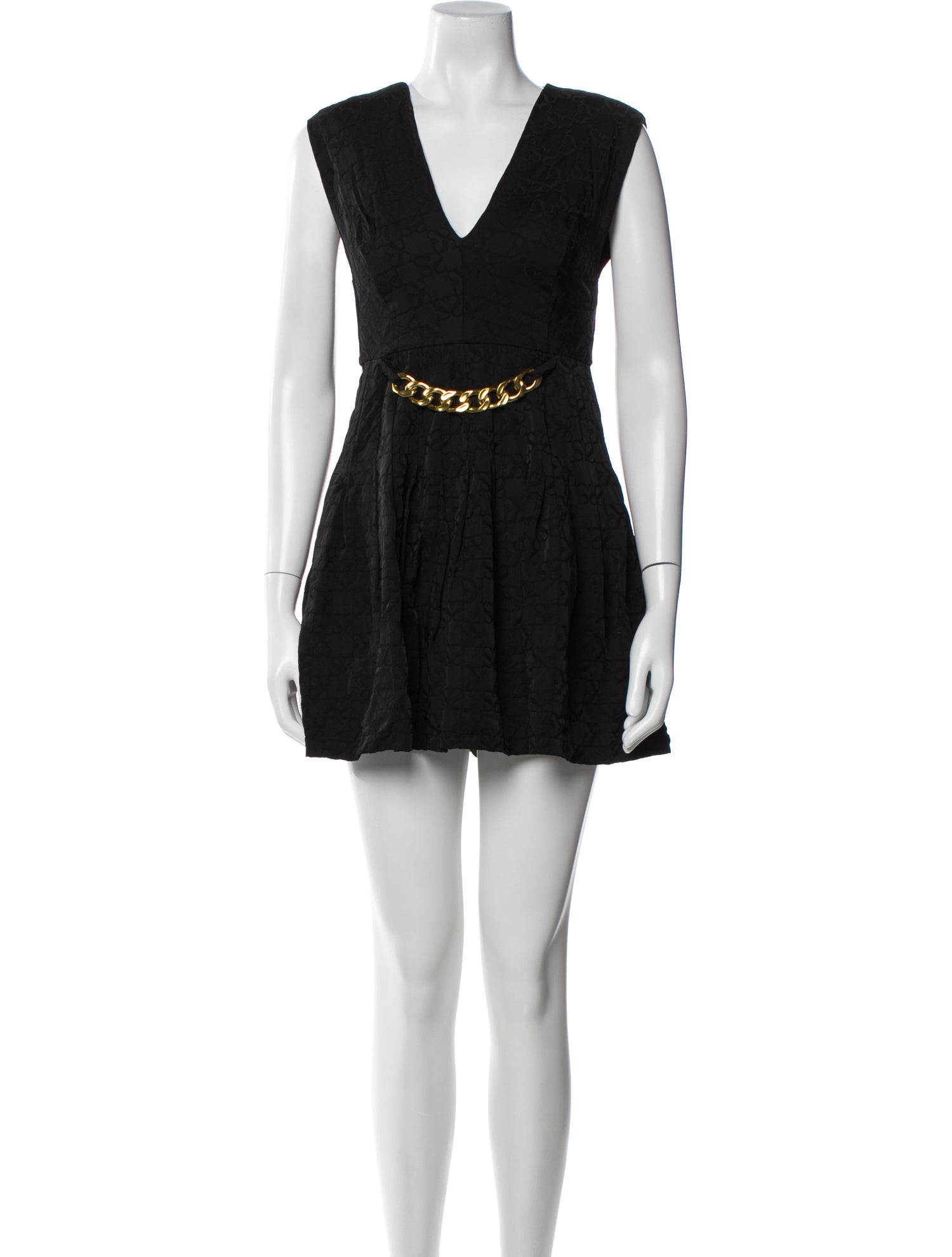 Sandro V-Neck Mini Dress