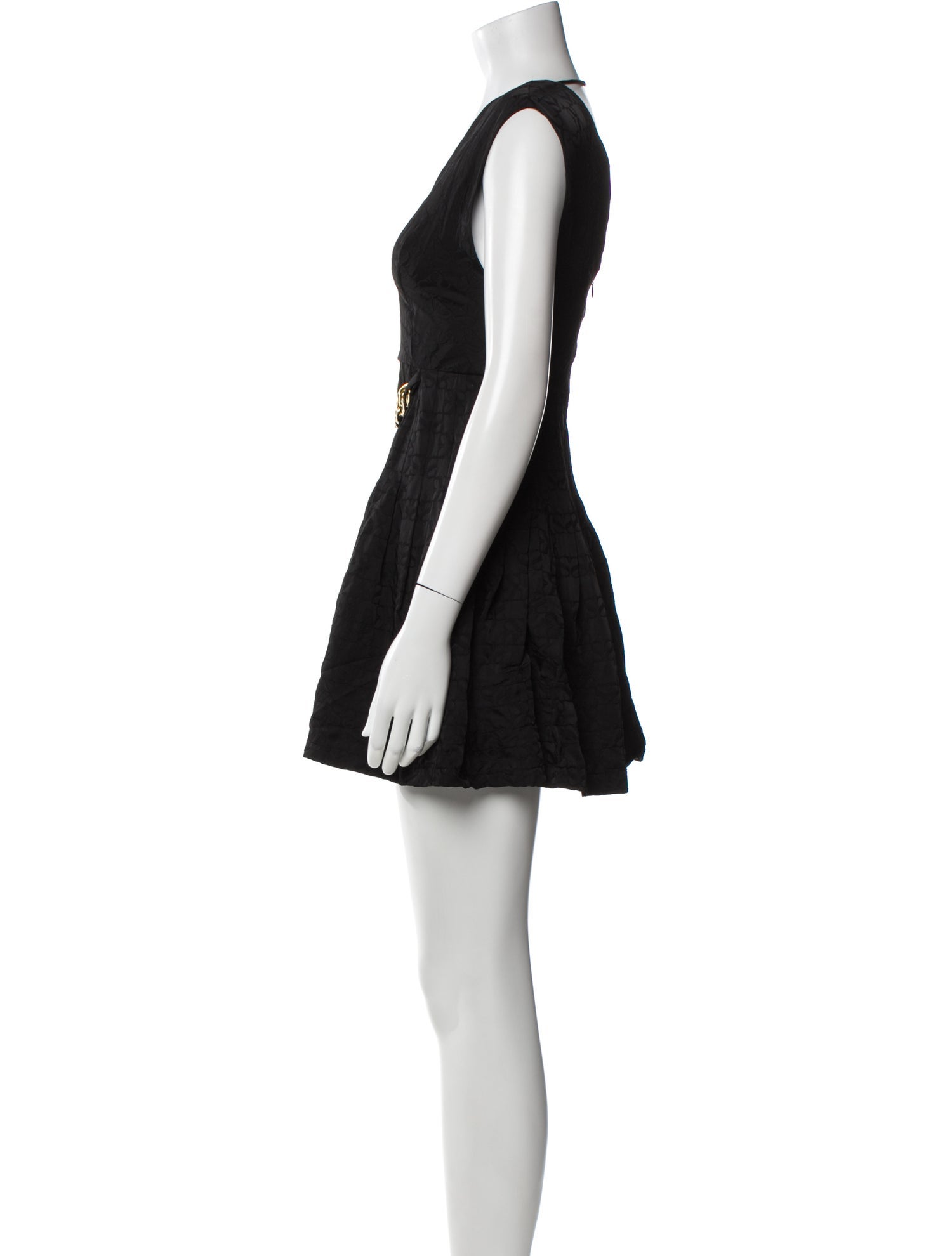 Sandro V-Neck Mini Dress