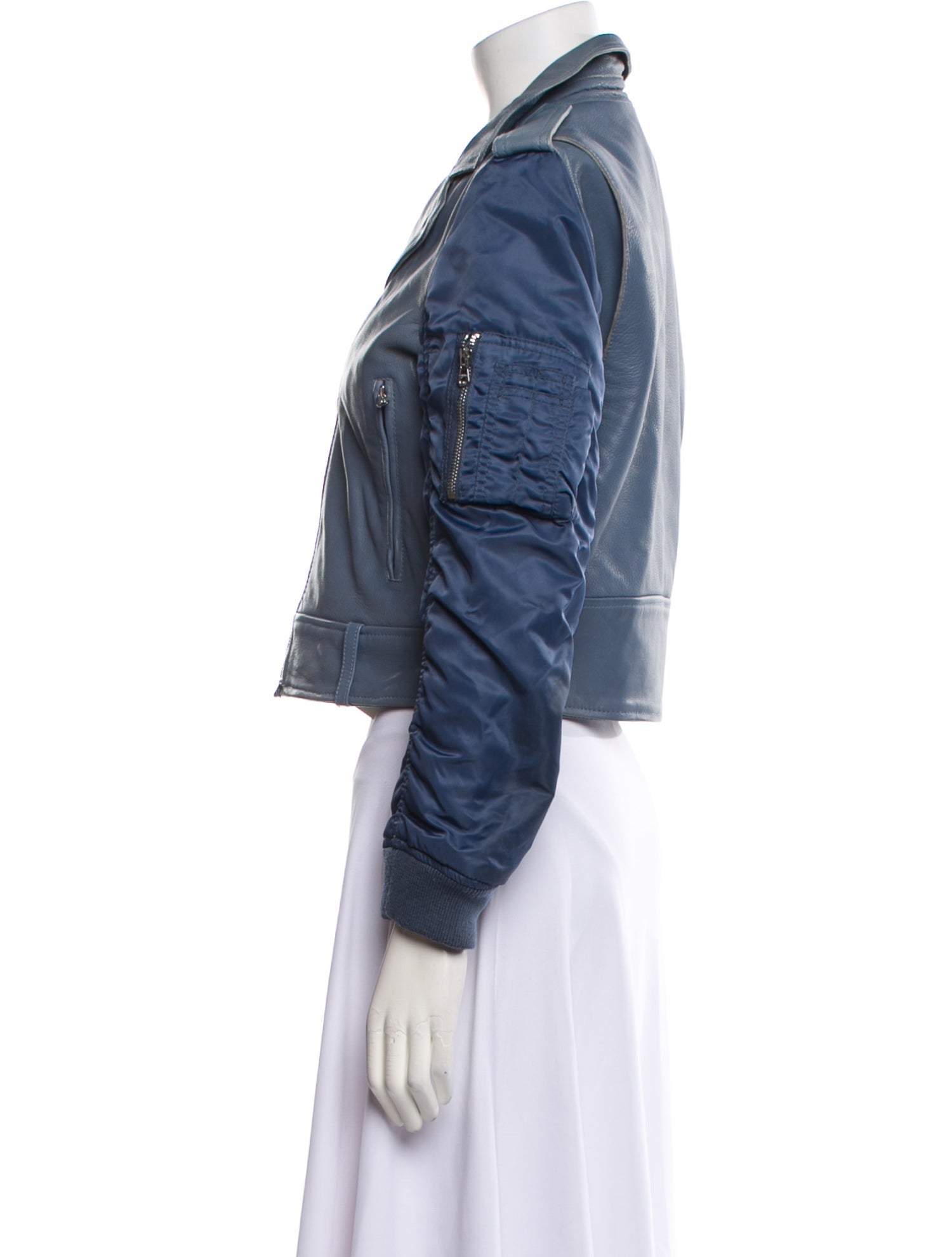 Sandro Leather Biker Jacket