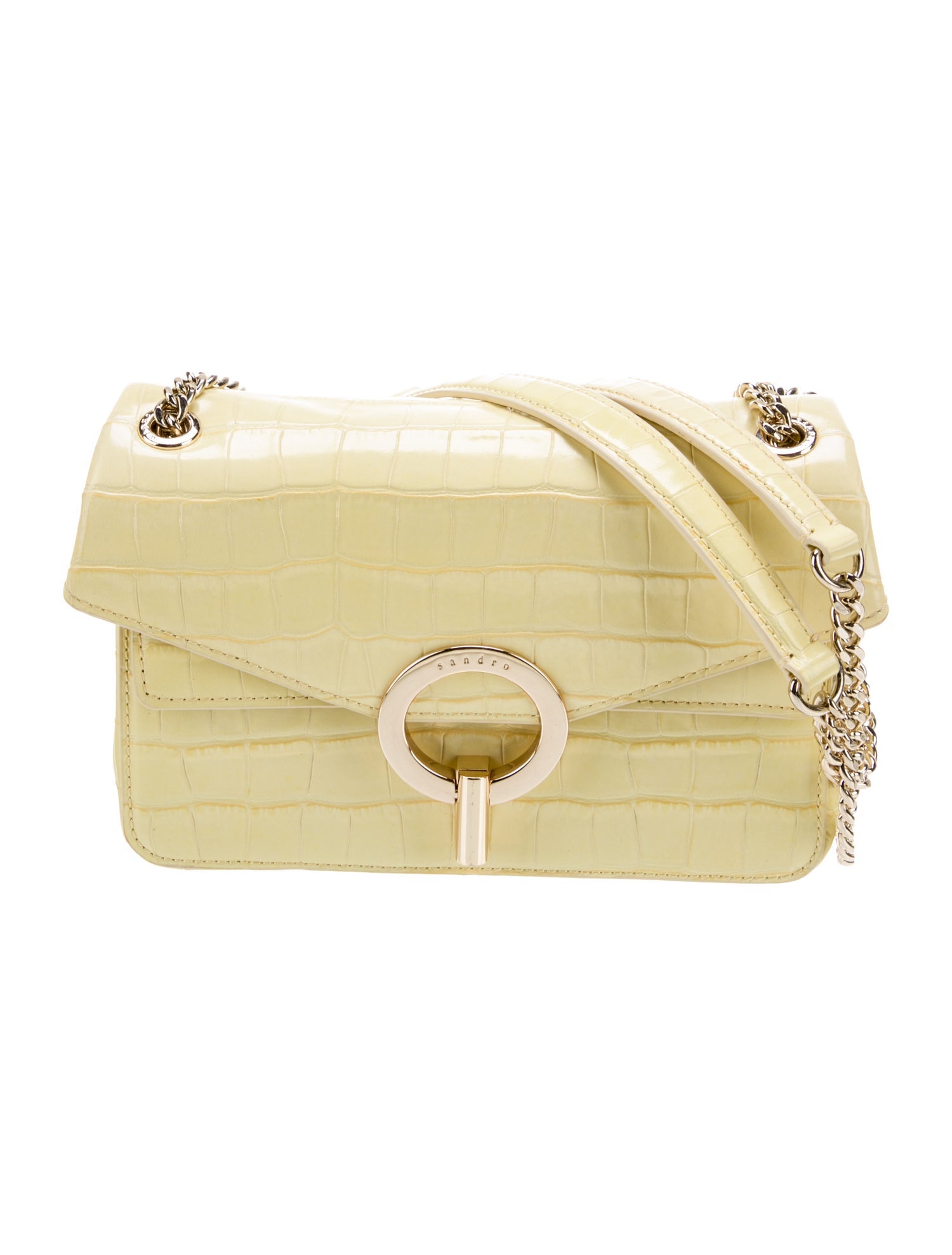 Sandro Leather Shoulder Bag