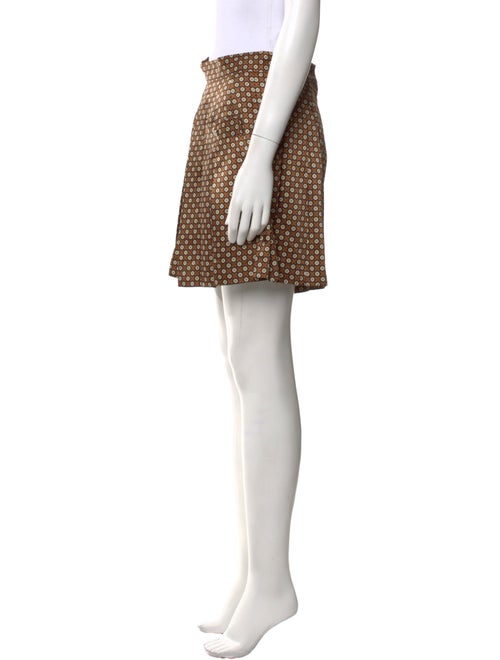 Sandro Printed Mini Shorts