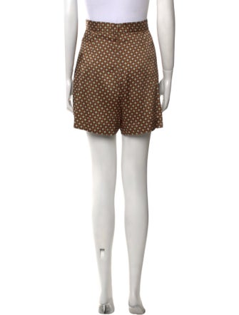 Sandro Printed Mini Shorts