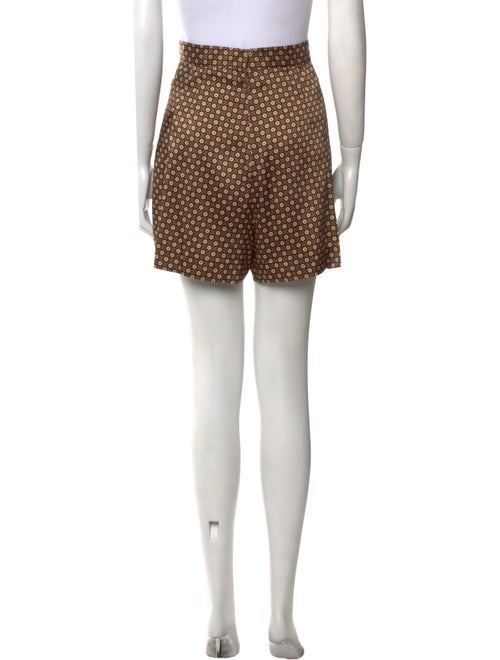 Sandro Printed Mini Shorts