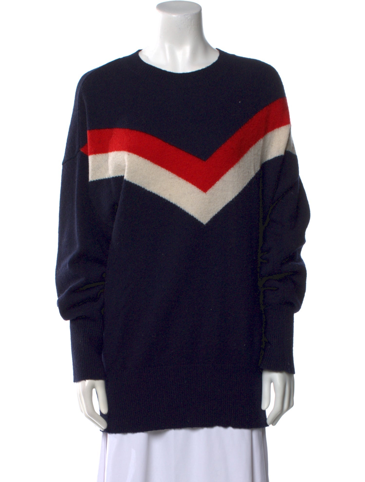 Sandro Wool Graphic Print Sweater