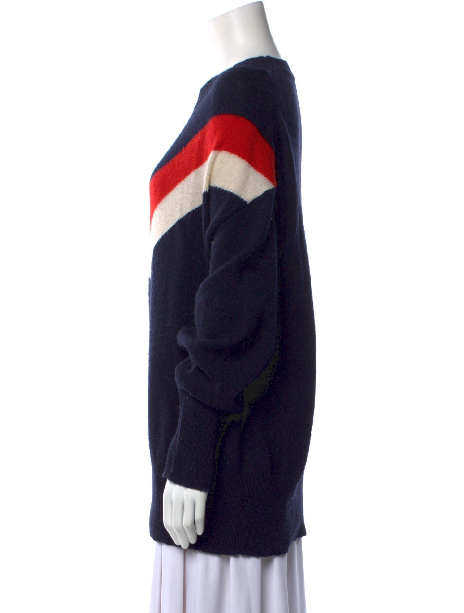 Sandro Wool Graphic Print Sweater