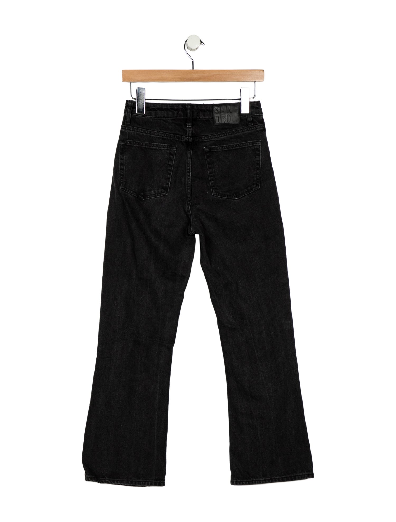 Sandro Mid-Rise Straight Leg Jeans