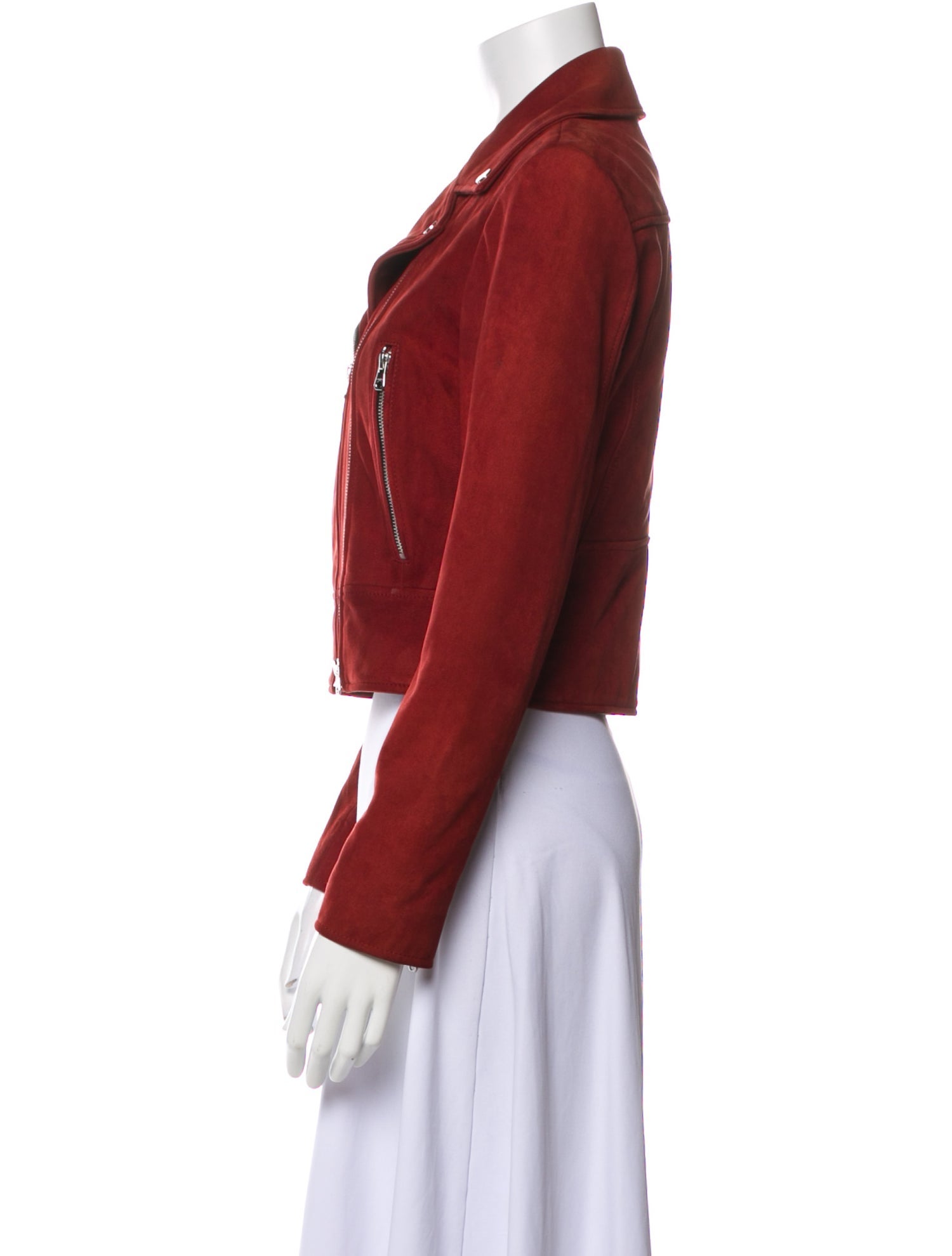 Sandro Leather Biker Jacket