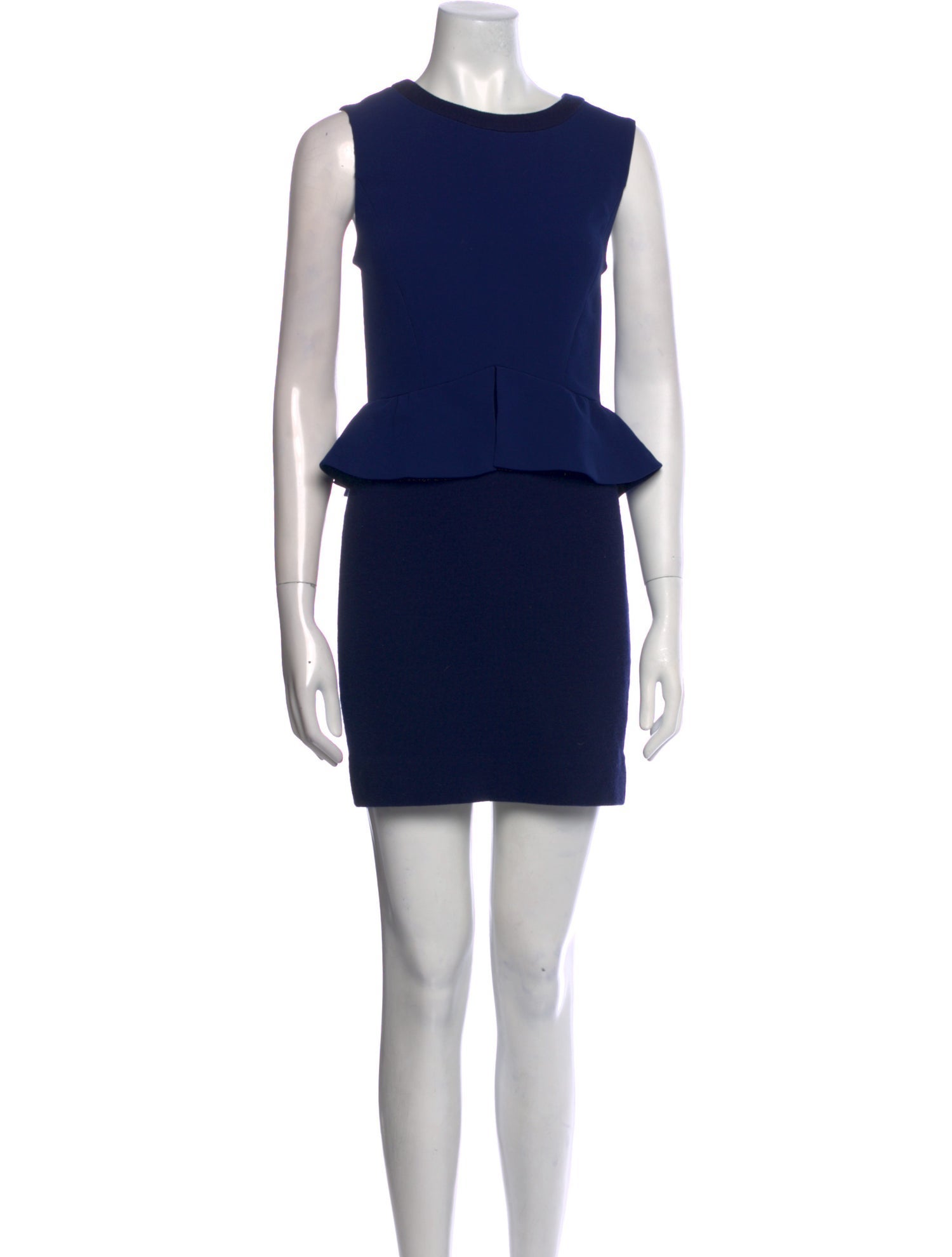 Sandro Crew Neck Mini Dress