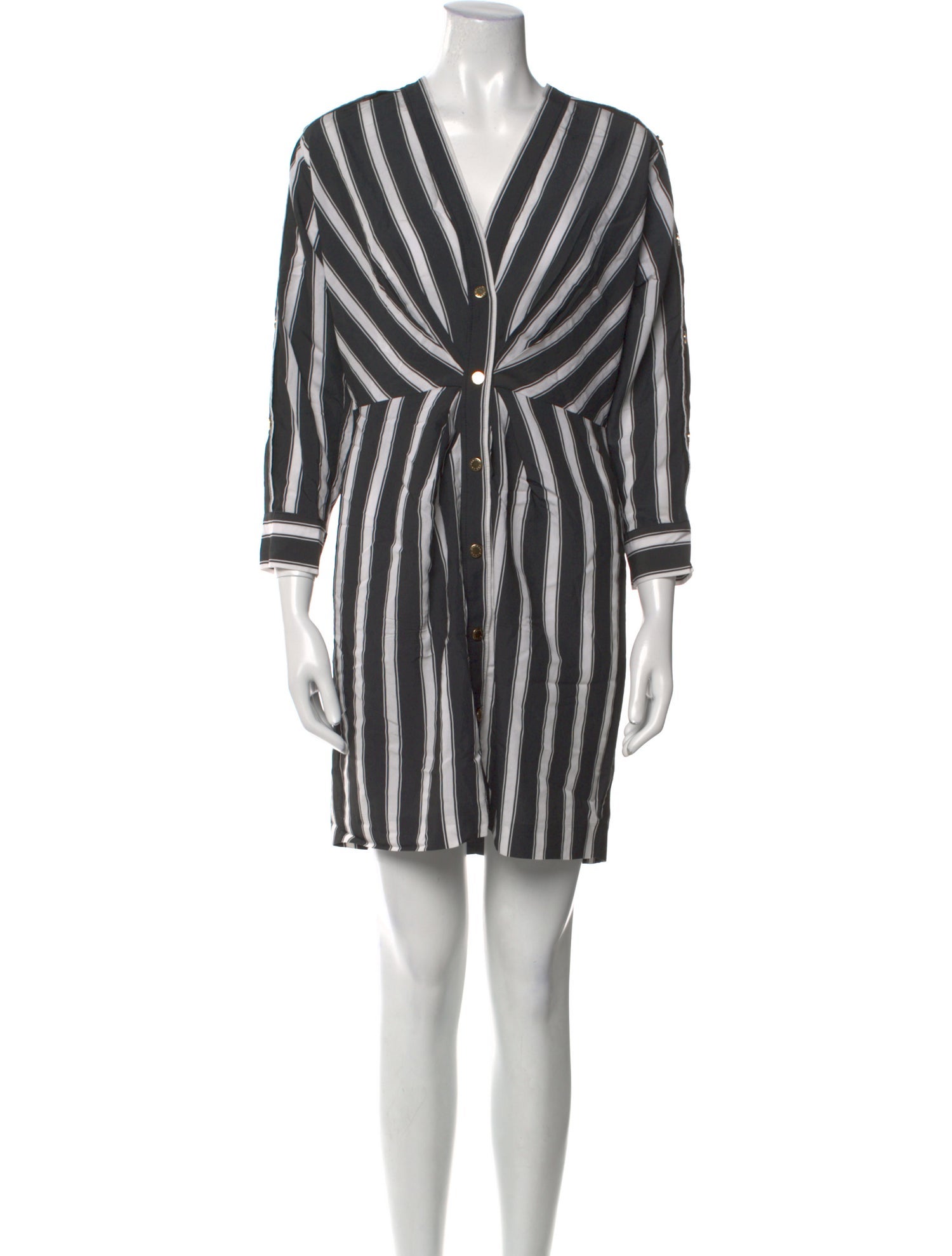 Sandro Striped Mini Dress
