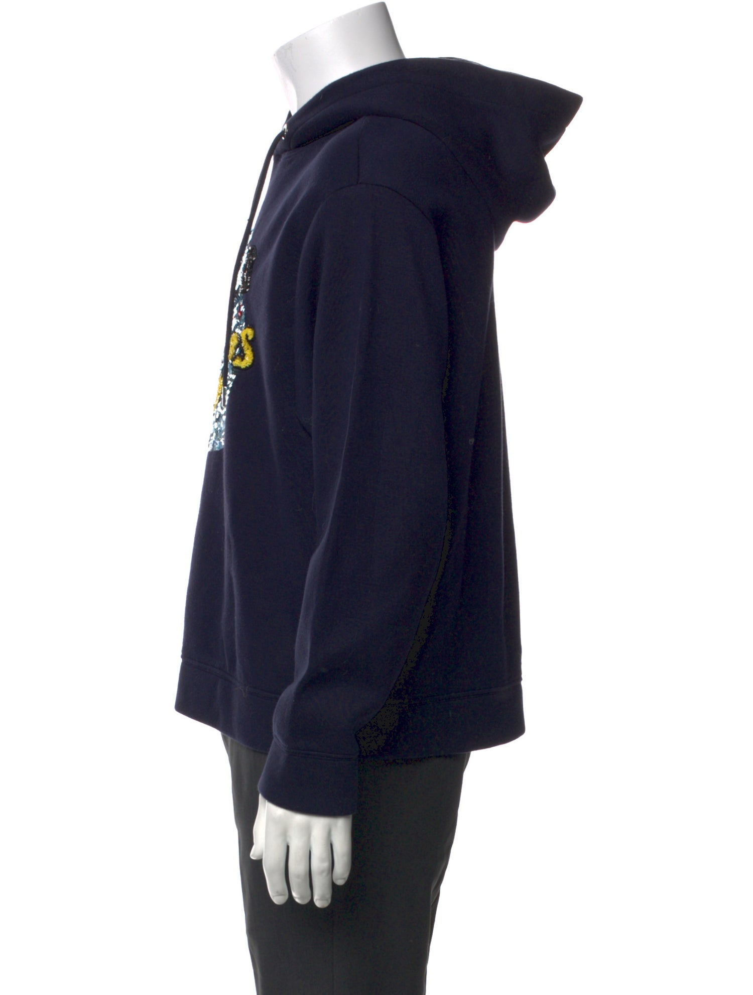 Sandro Graphic Print Crew Neck Hoodie